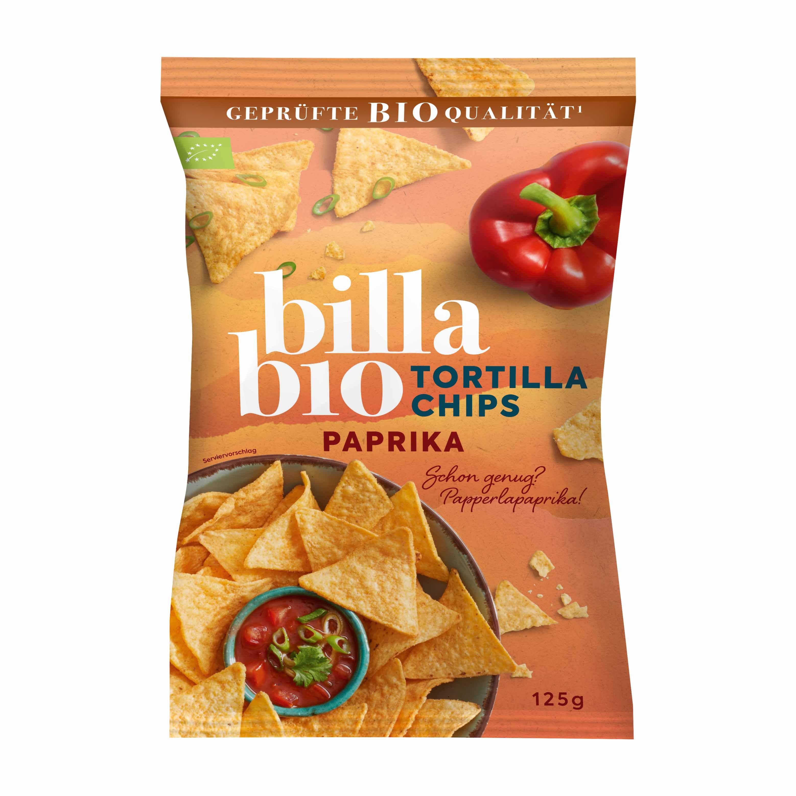 BILLA Bio Tortilla Chips Paprika