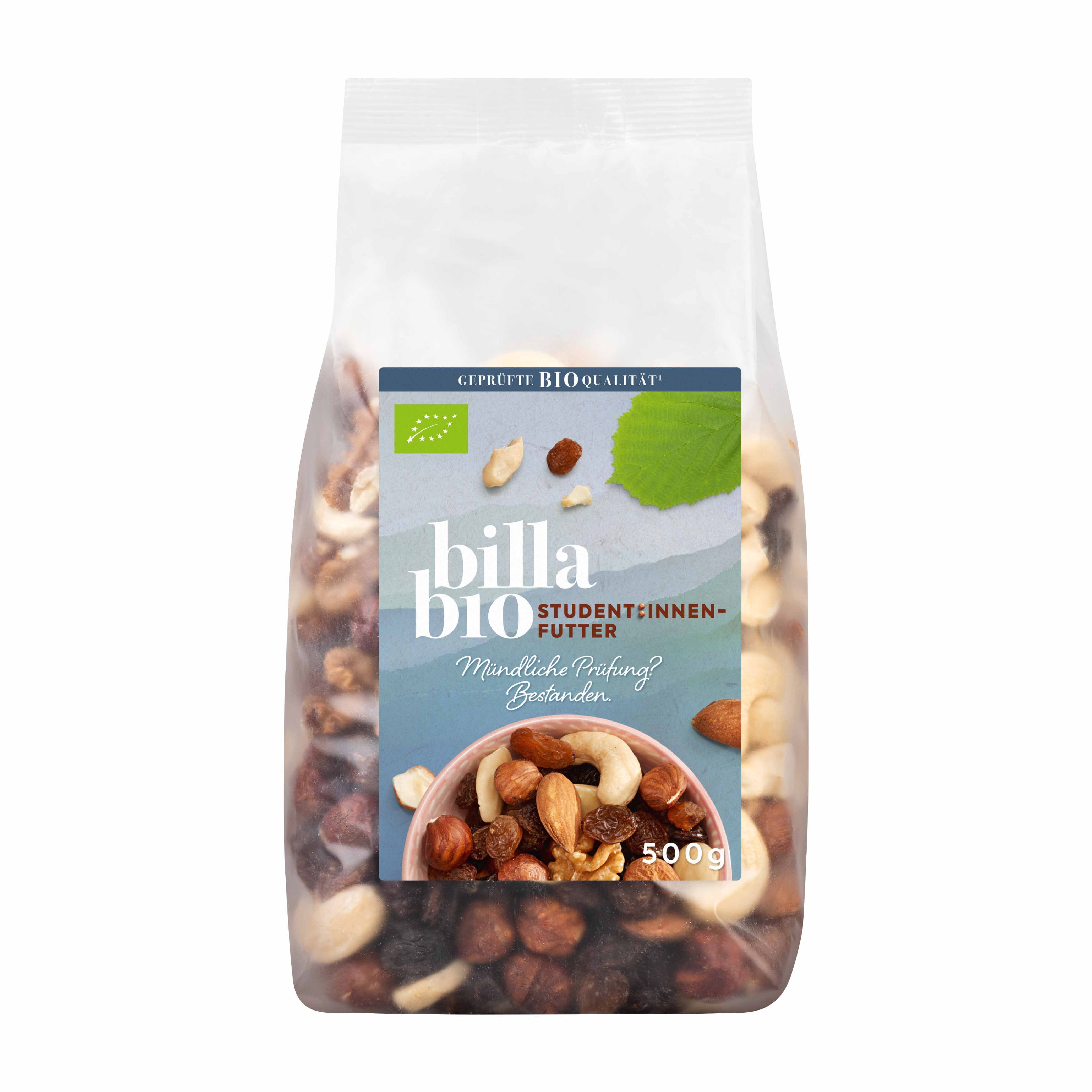 BILLA Bio Student:innen-Futter