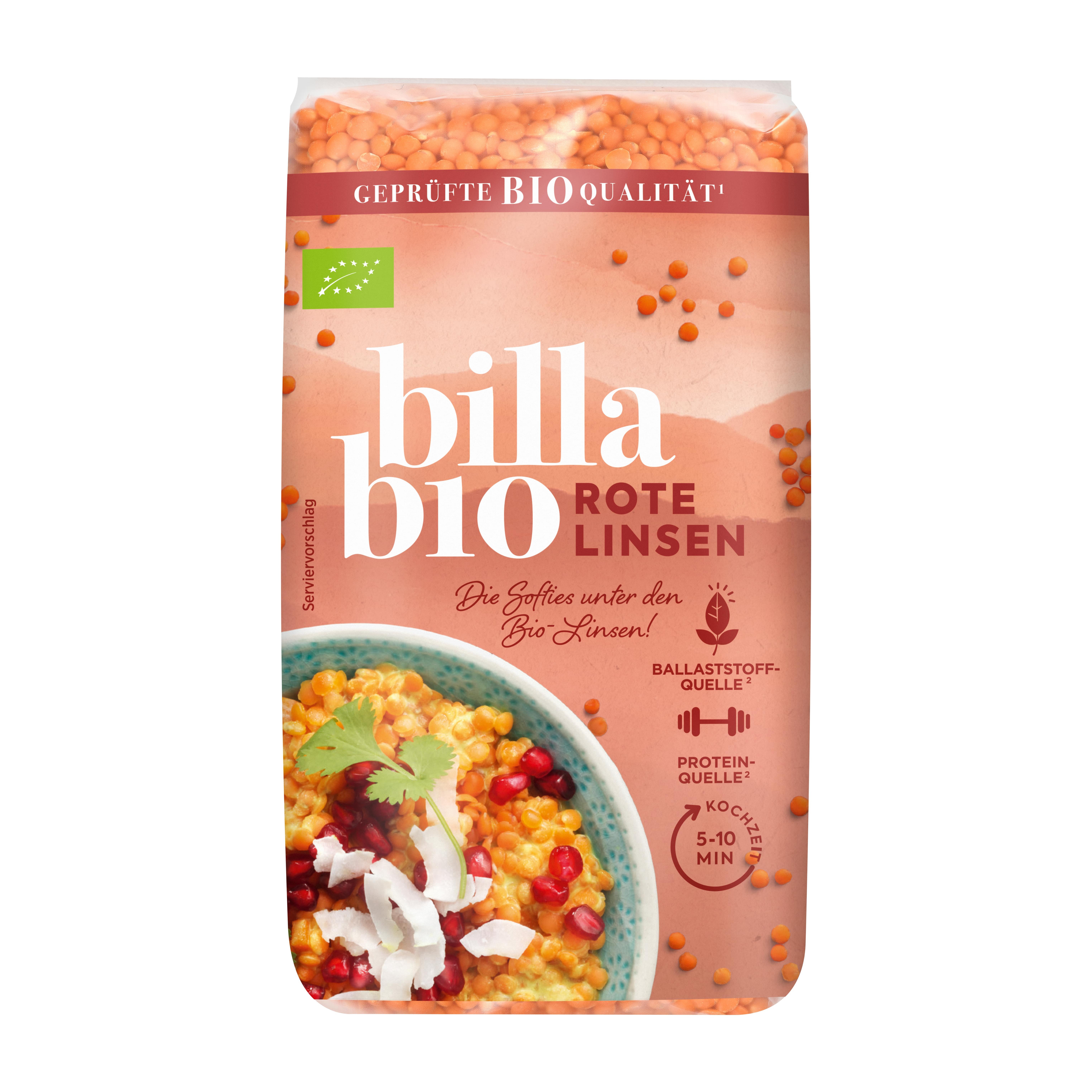 BILLA Bio Rote Linsen