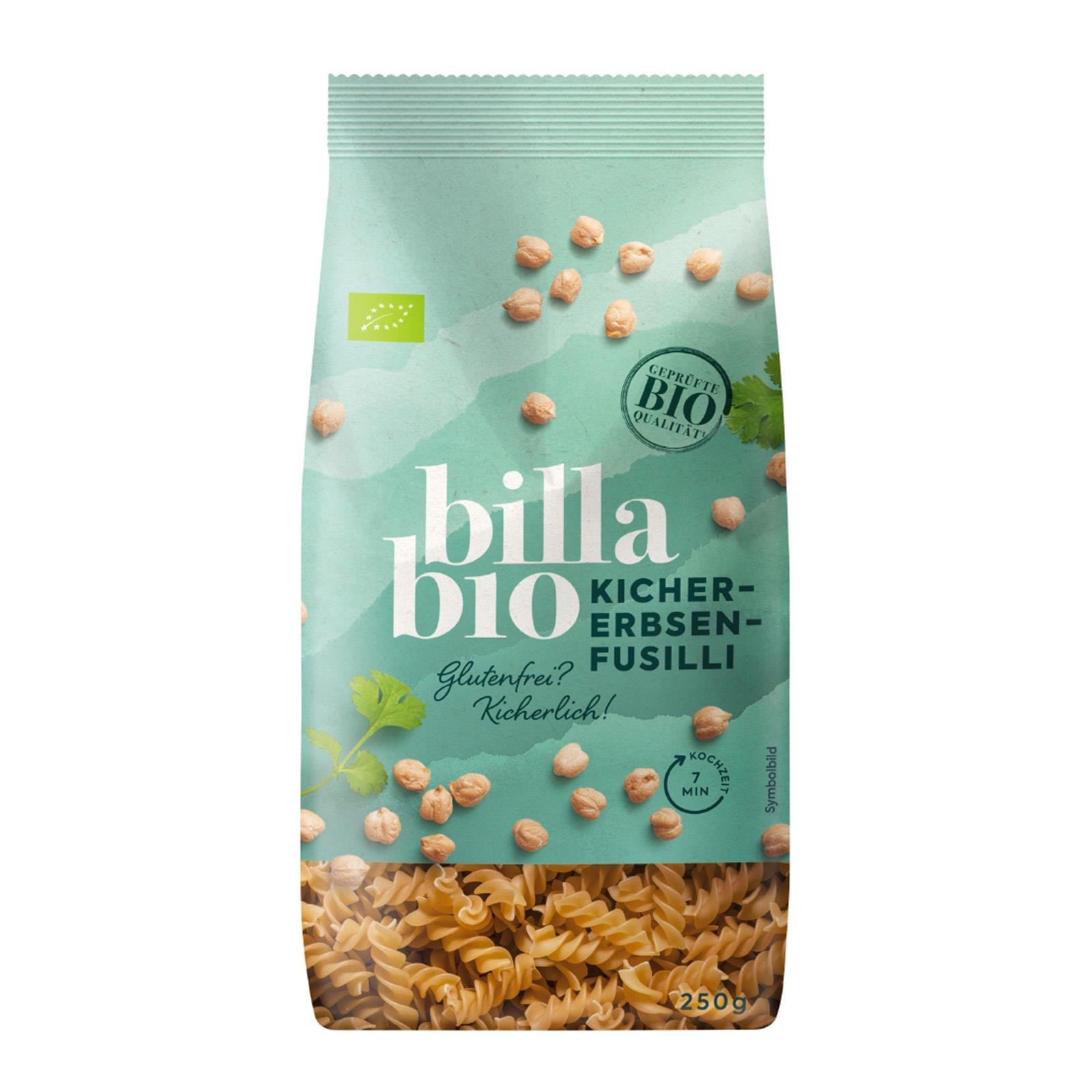 BILLA Bio Kichererbsen Fusilli