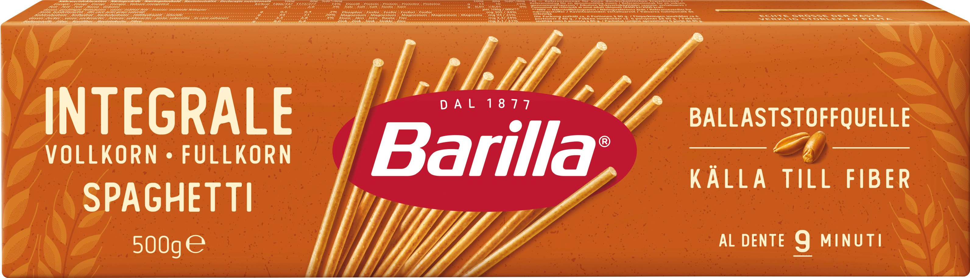 Barilla Vollkorn Spaghetti