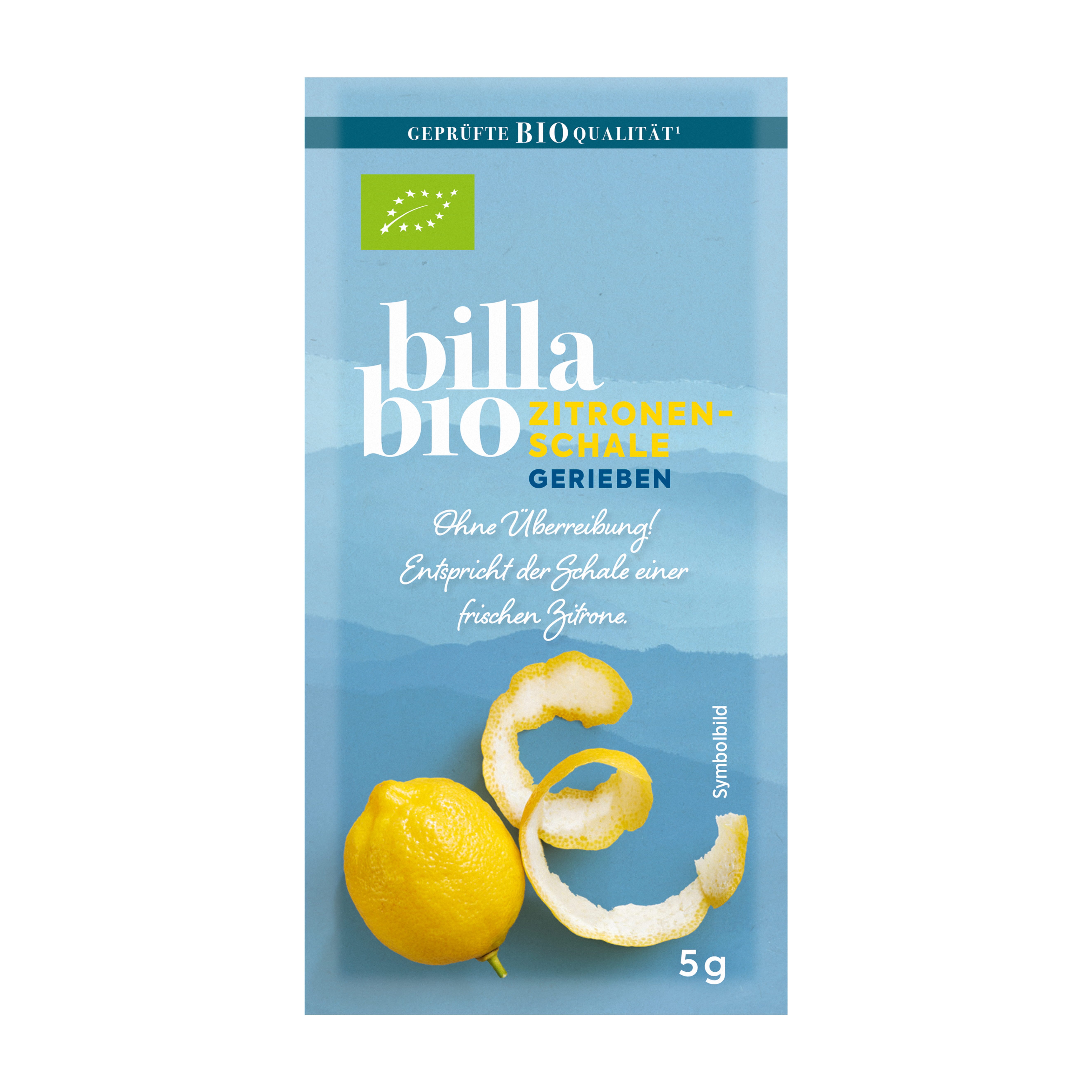 BILLA Bio Zitronenschale Gerieben