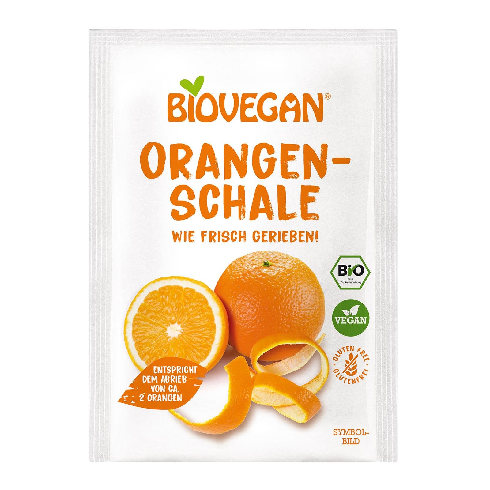 BioVegan Orangenschale gerieben