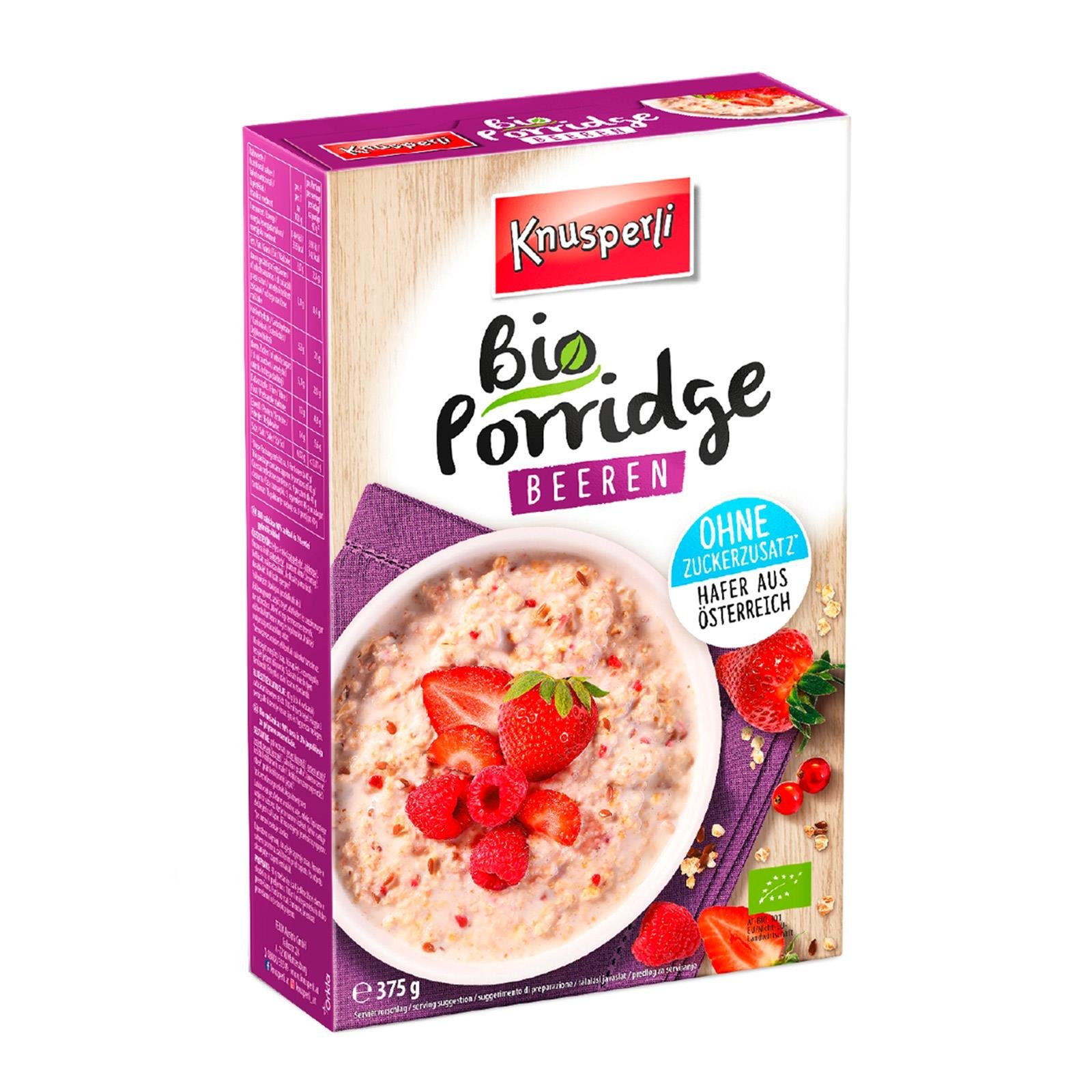Knusperli Bio Porridge Beeren