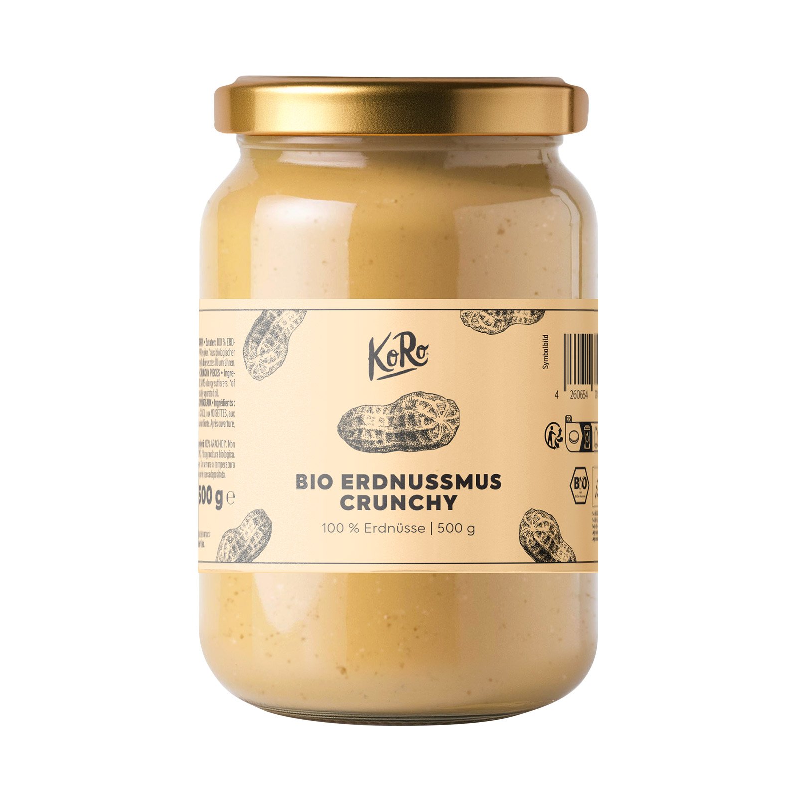 KoRo Erdnussmus Crunchy