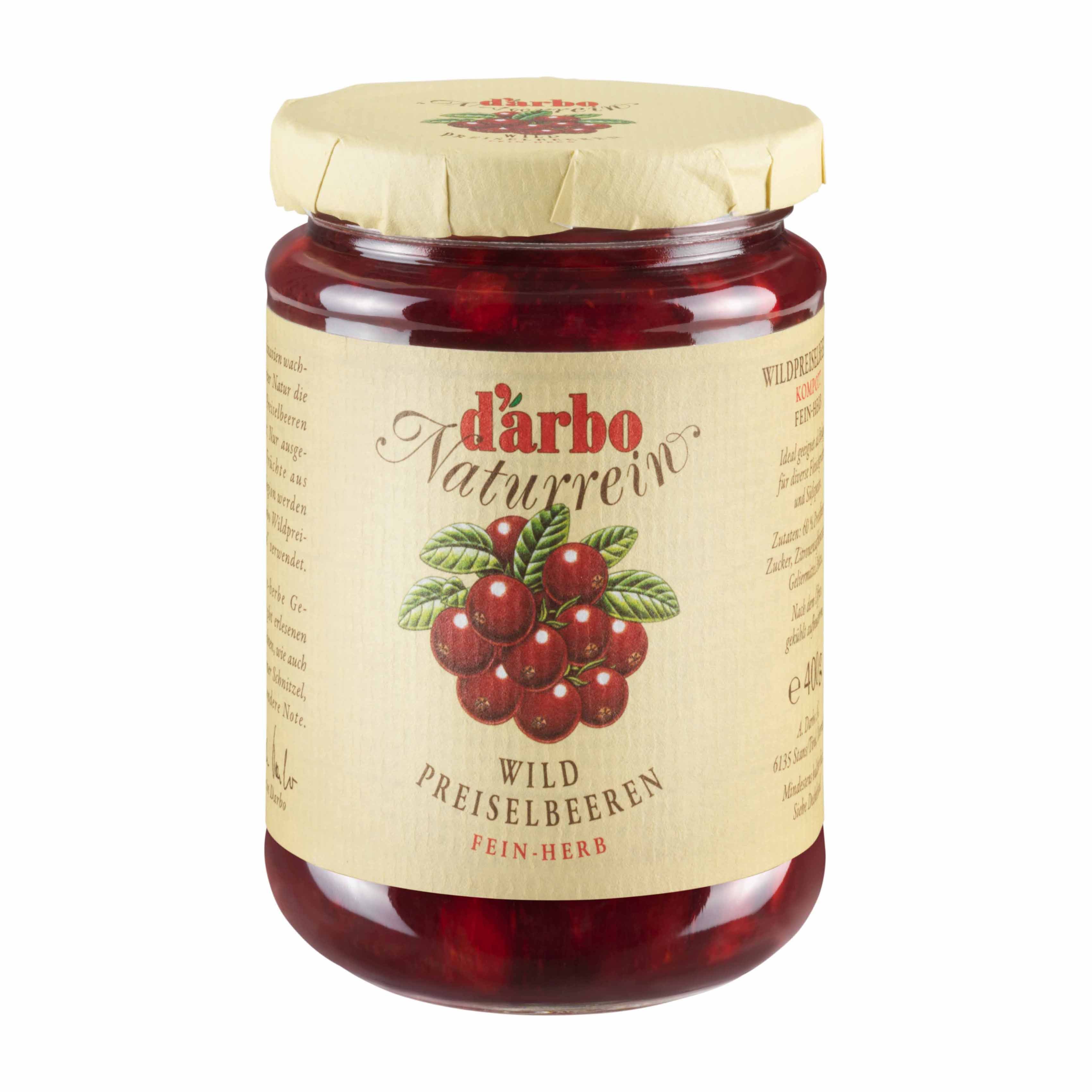 Darbo Preiselbeer Kompott