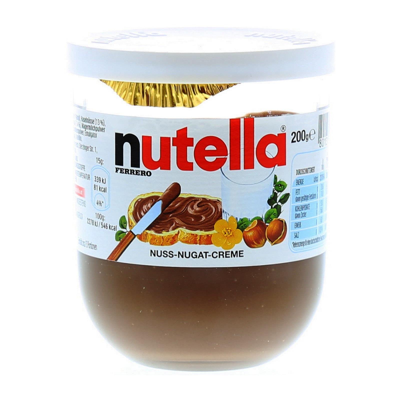 Ferrero Nutella Dekorglas