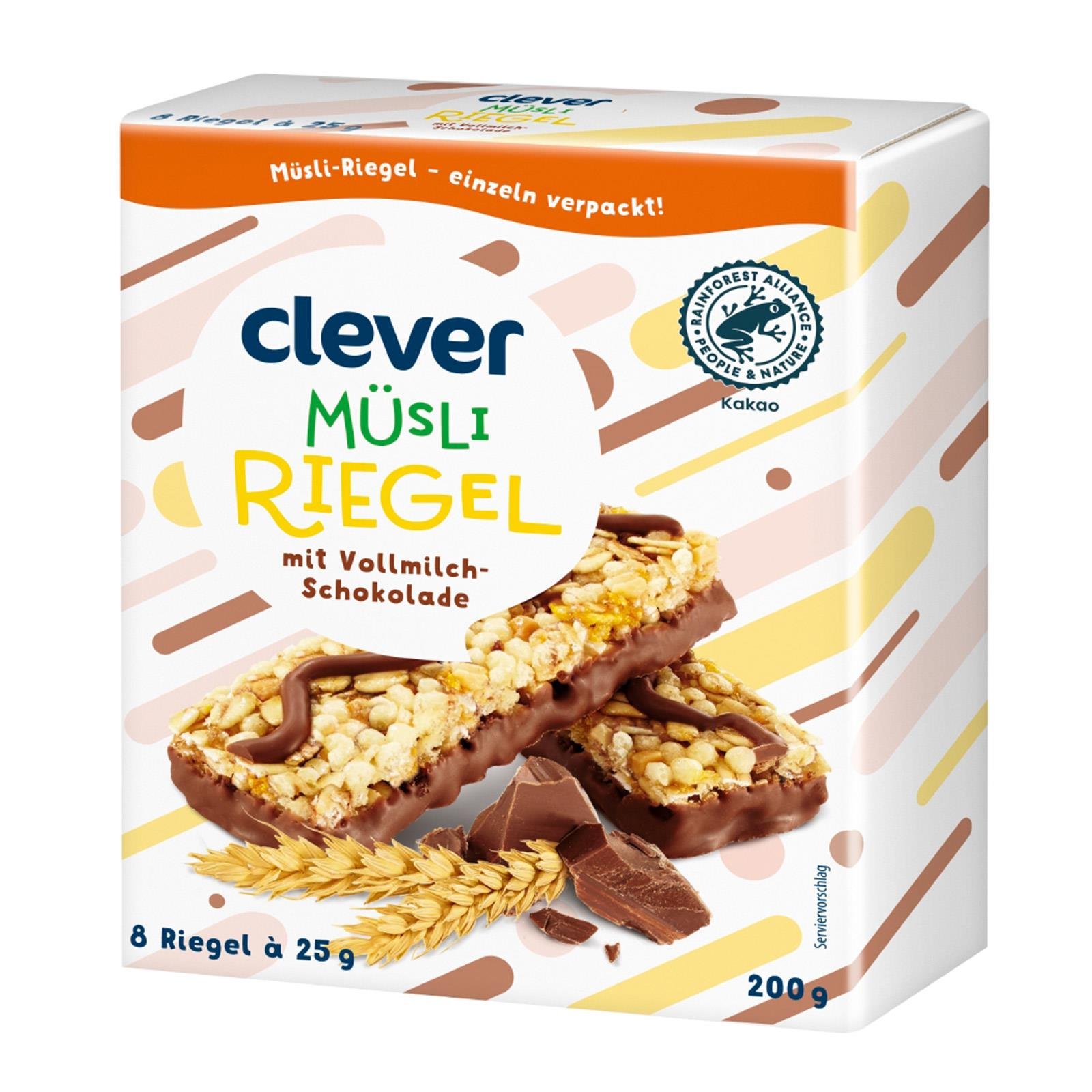 Clever Müsliriegel Schokolade