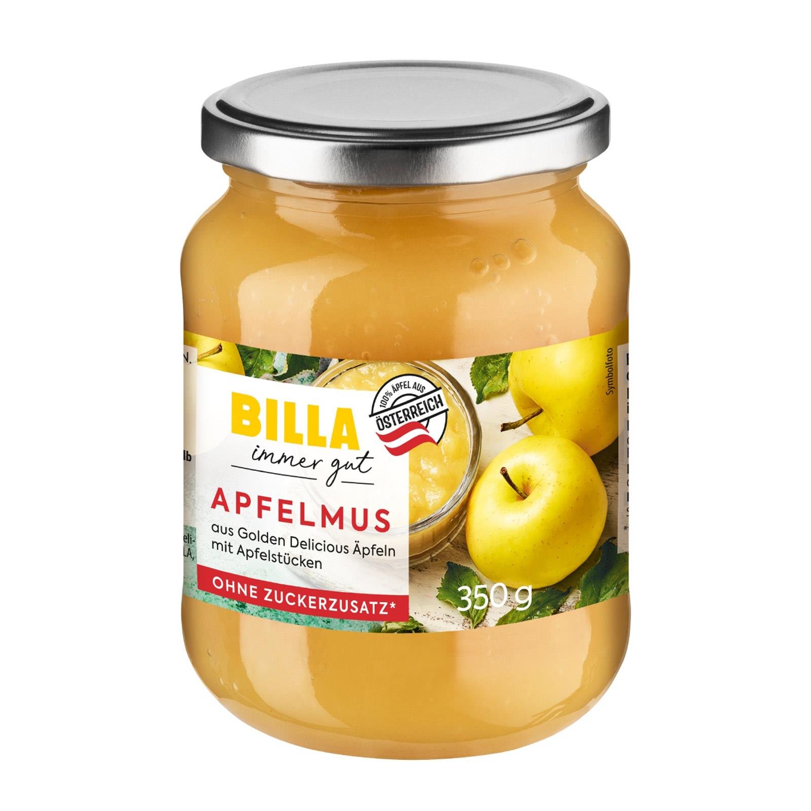 BILLA Apfelmus mit Stücken