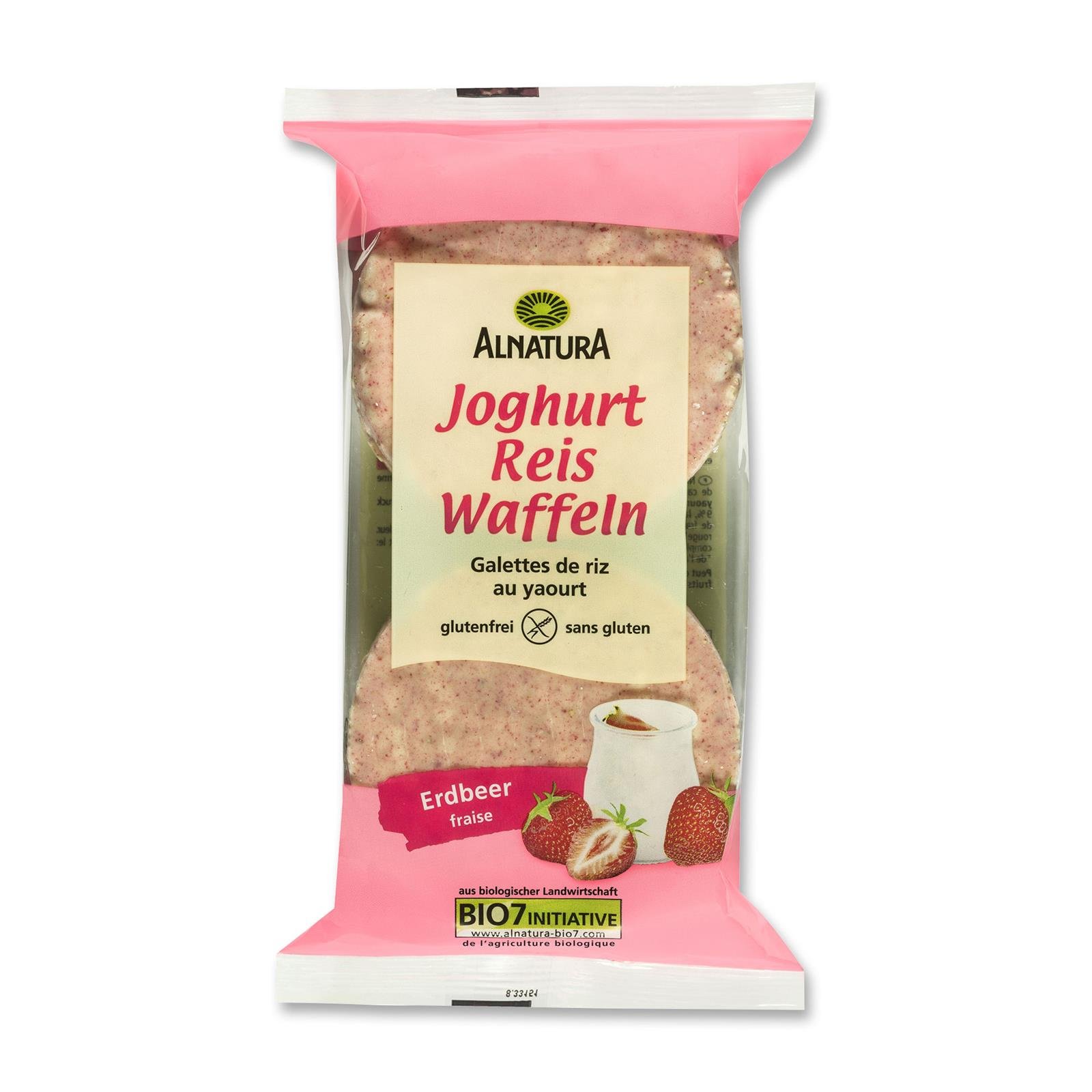 Alnatura Joghurt Reiswaffeln Erdbeer