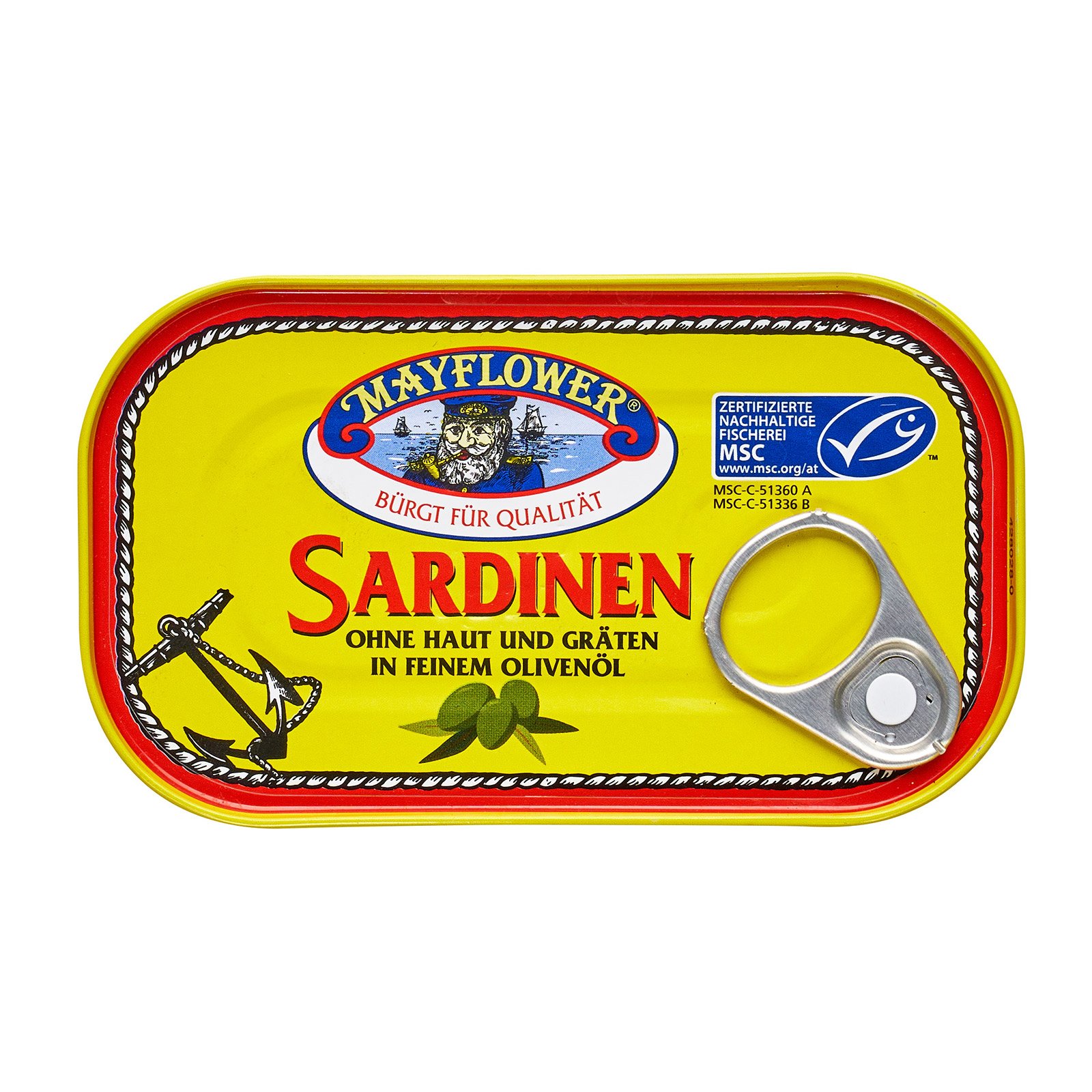 Mayflower Sardinen ohne Haut & Gräten in feinem Olivenöl