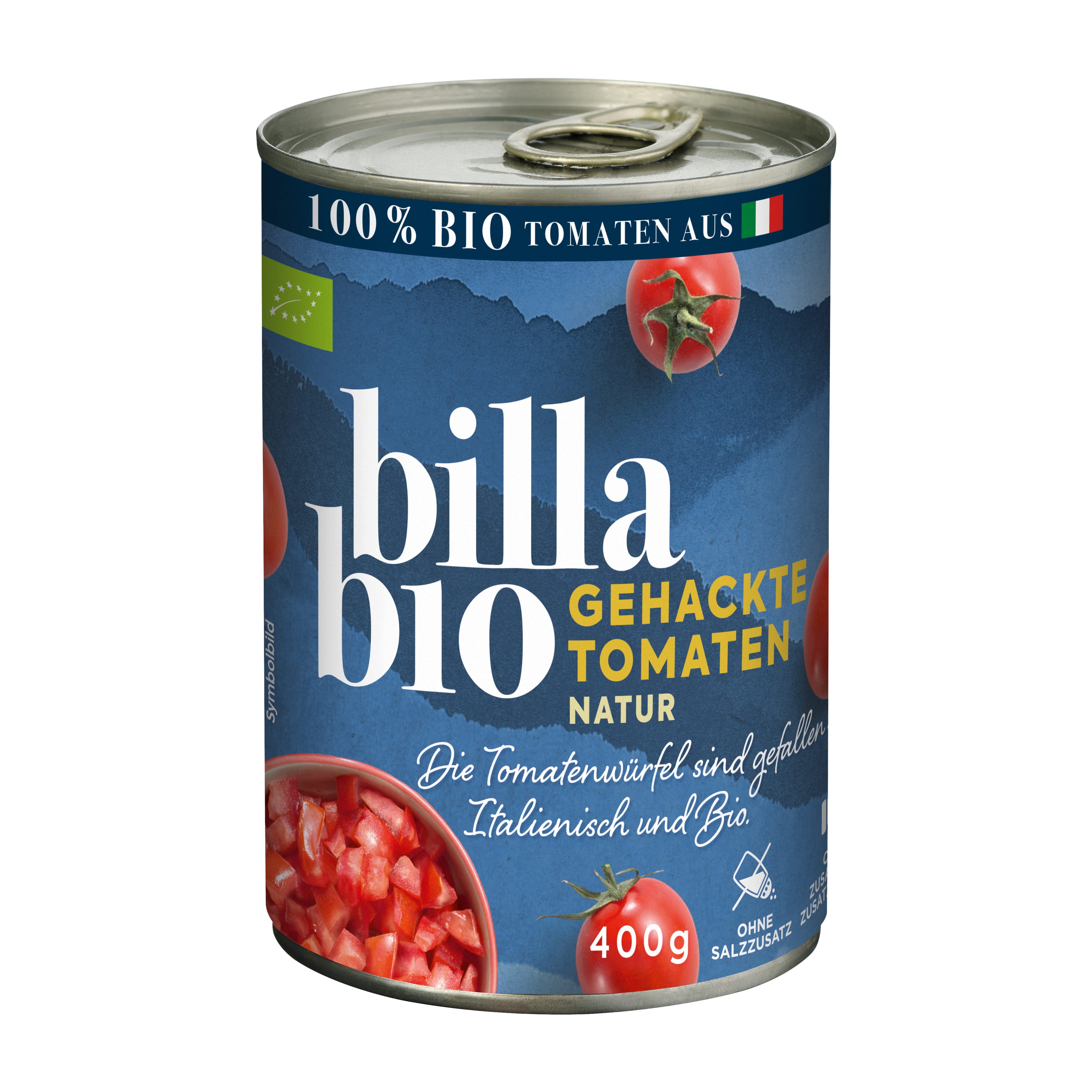 BILLA Bio Gehackte Tomaten Natur