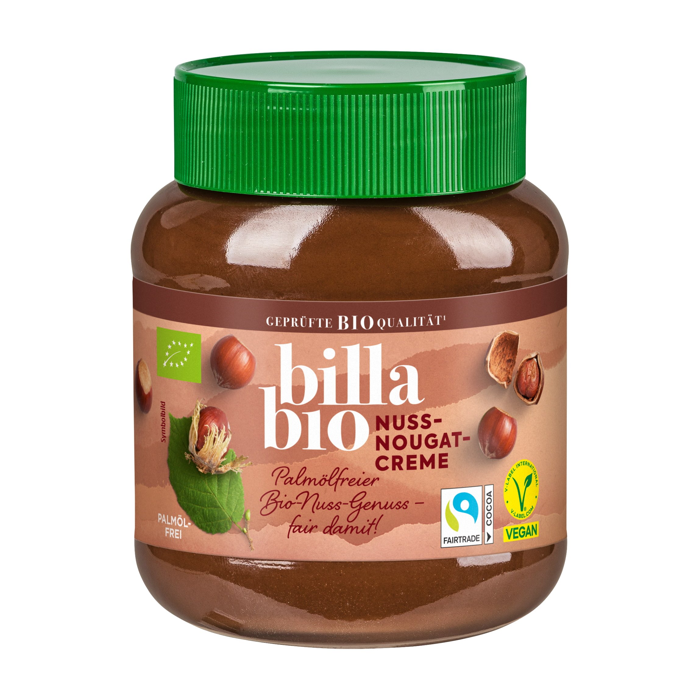 BILLA Bio Nuss Nougatcreme Palmölfrei