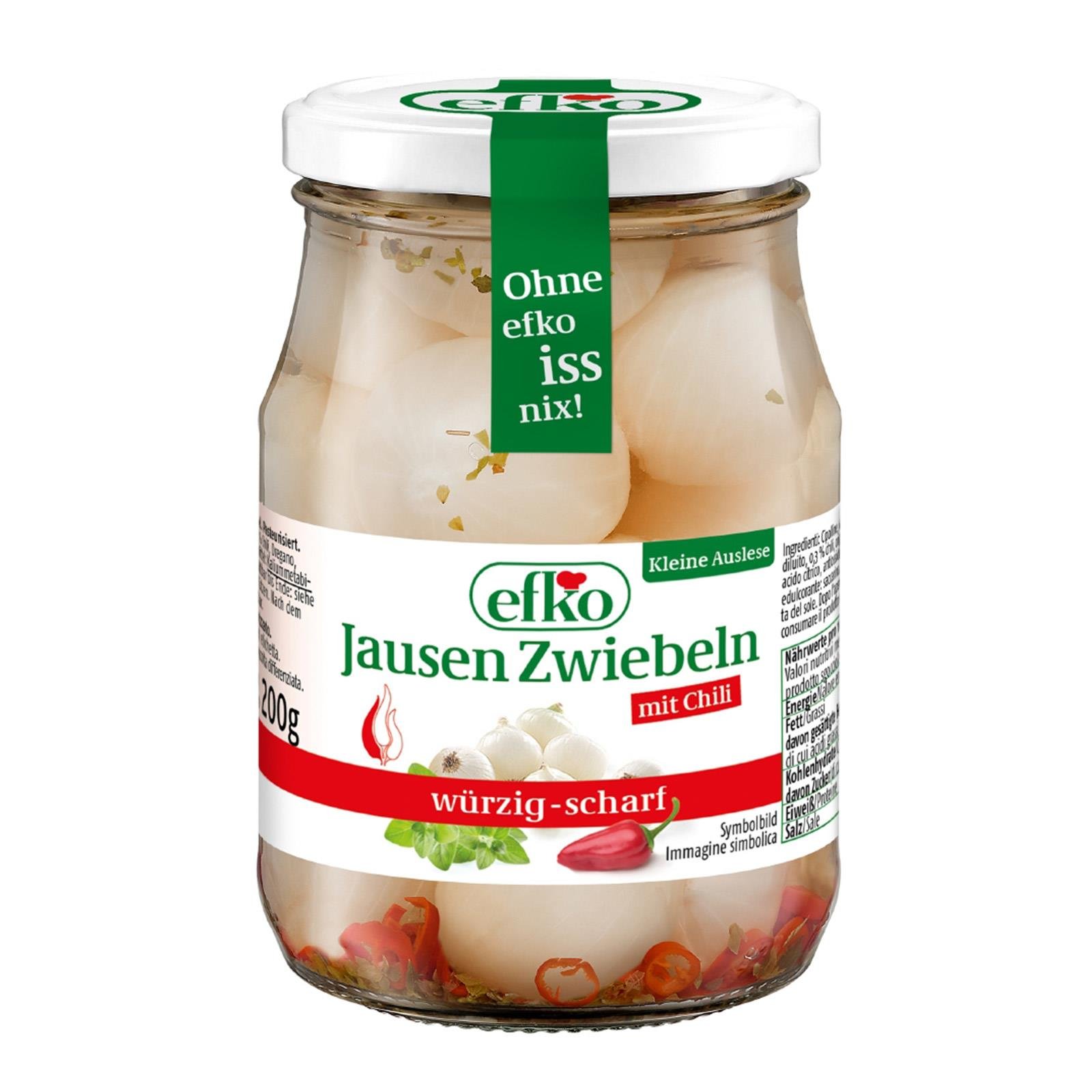efko Jausen Zwiebeln mit Chili