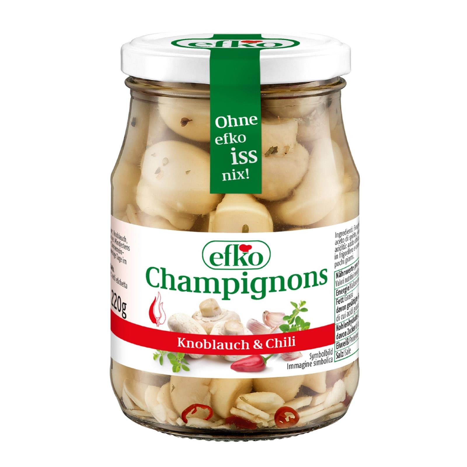 efko Champignons Knoblauch & Chili