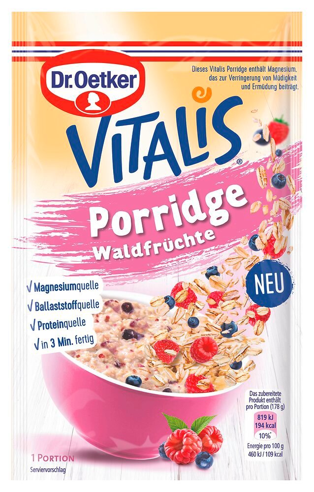 Dr. Oetker Vitalis Porridge Waldfrüchte