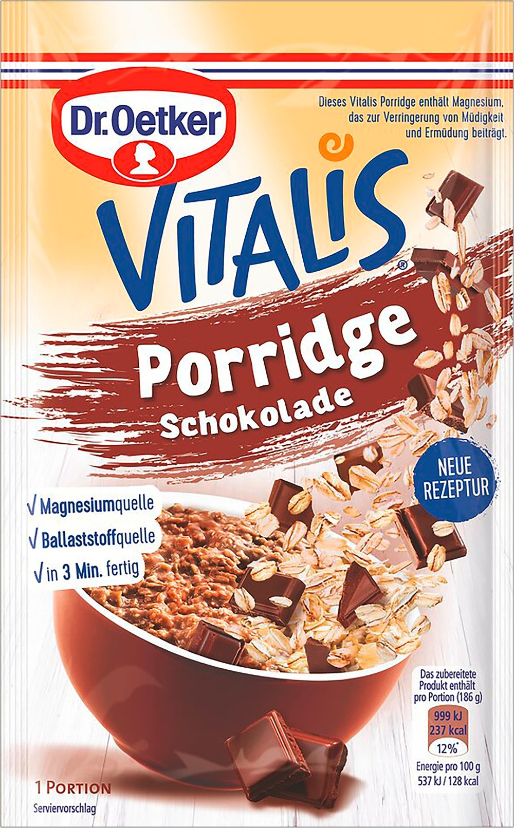 Dr. Oetker Vitalis Porridge Schokolade