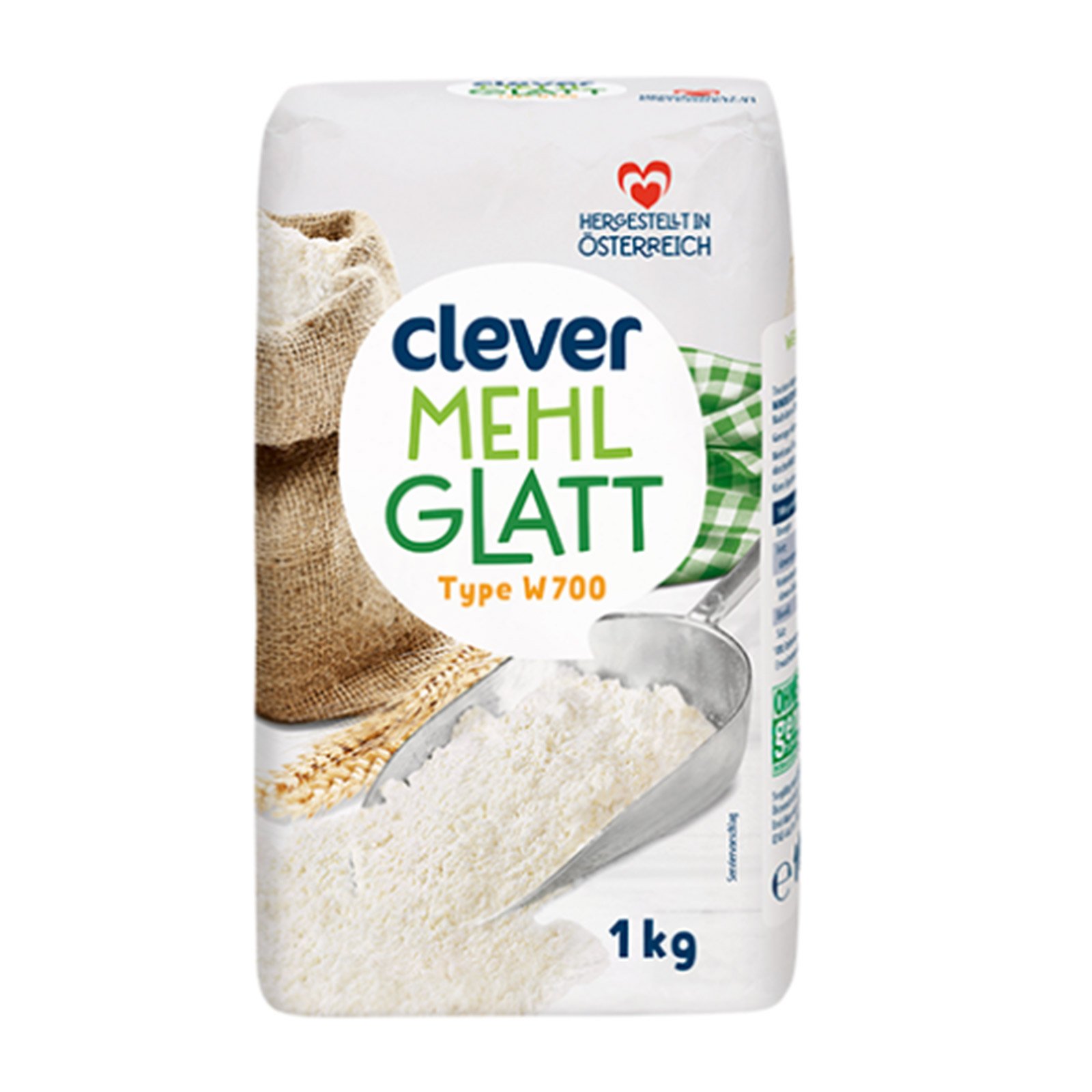 Clever Weizenmehl Glatt
