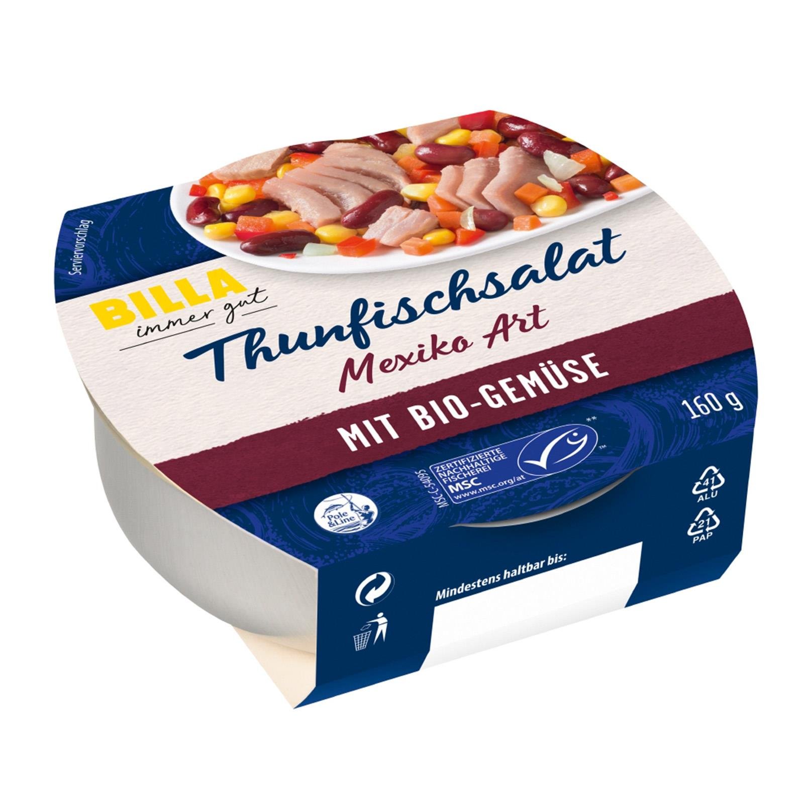 BILLA Thunfischsalat Mexiko Art