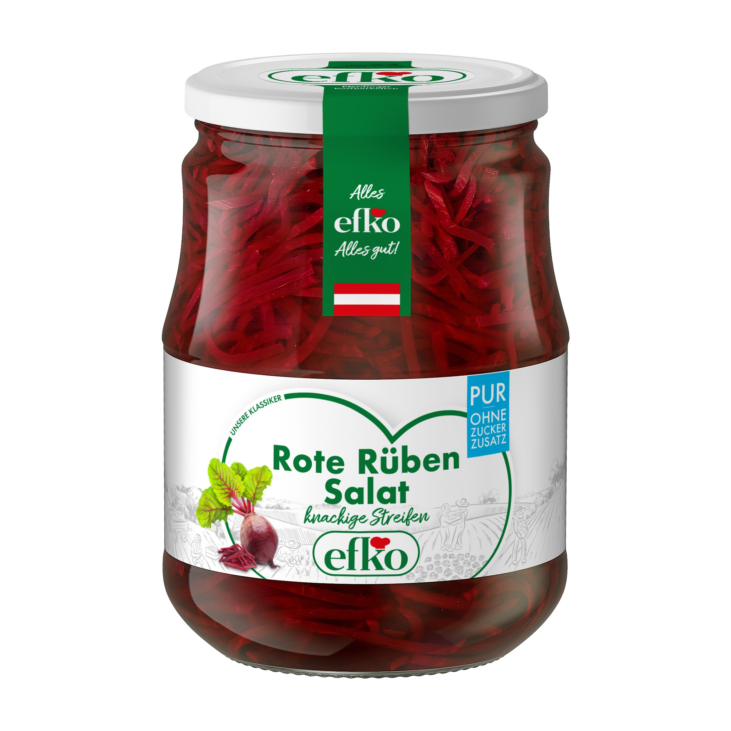 efko Rote Rüben Salat in Streifen