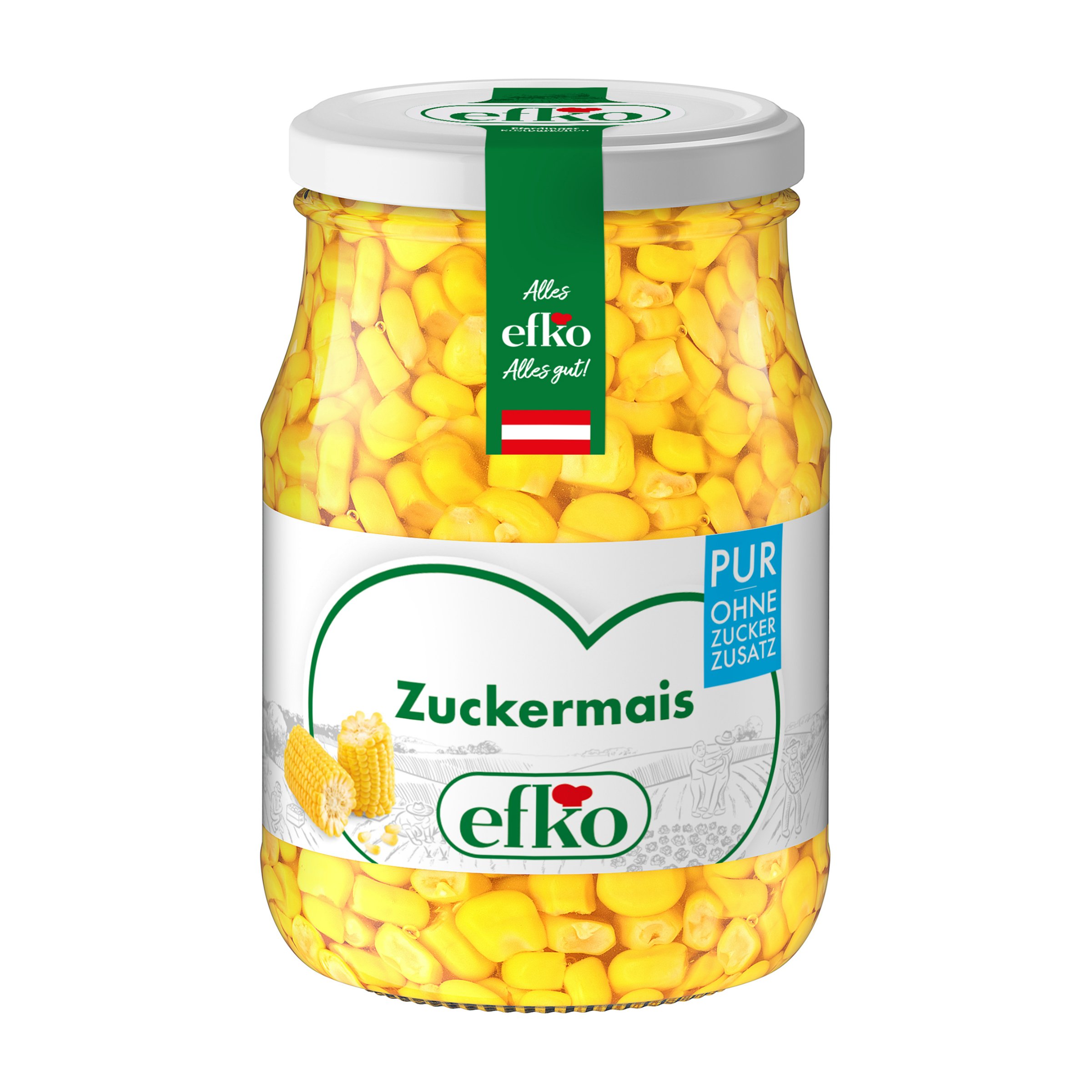 efko Zuckermais Körner