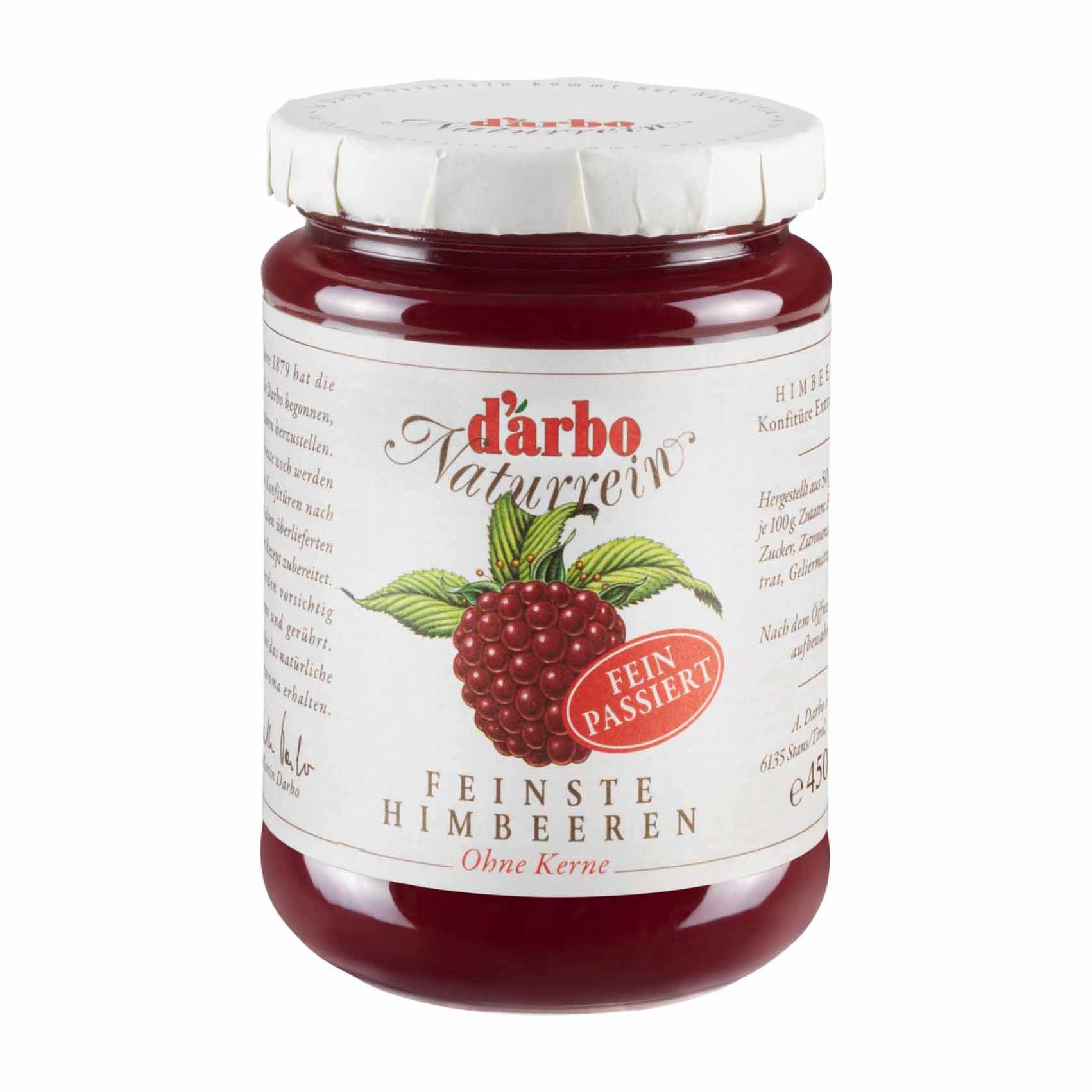 Darbo Himbeer Konfitüre passiert