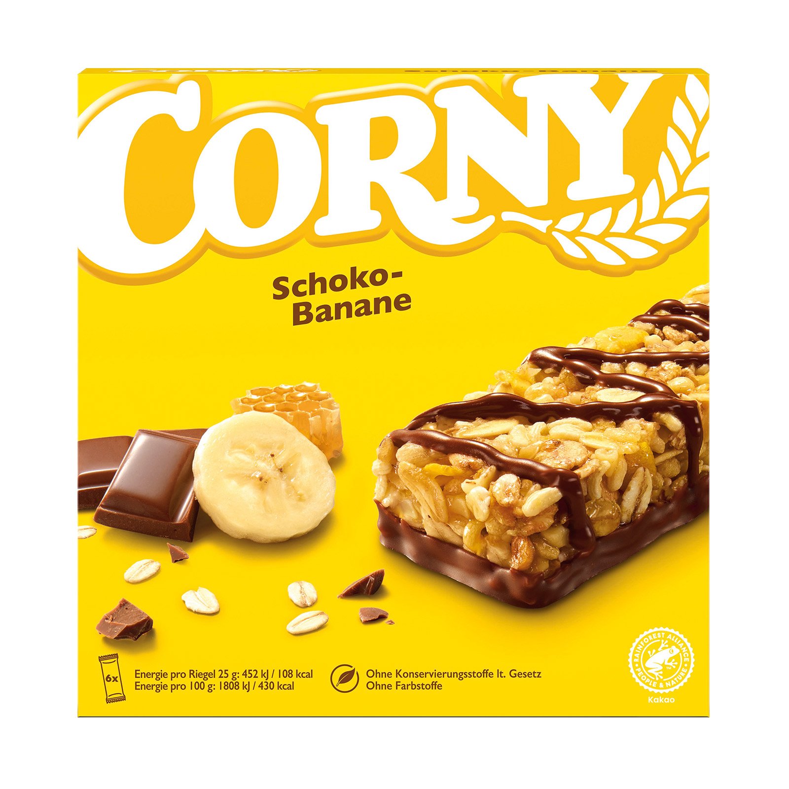 Corny Schoko-Bananemüsliriegel