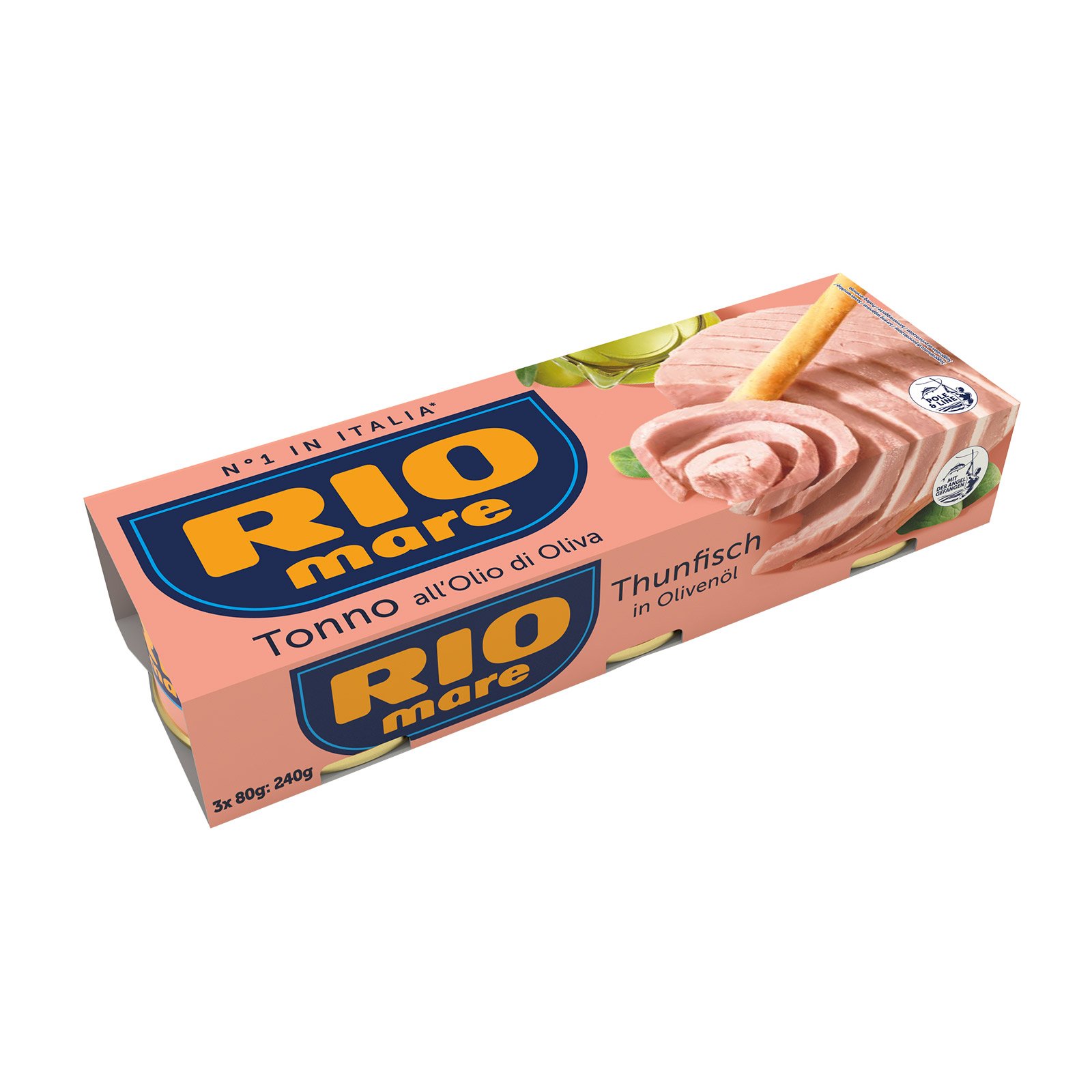 Rio Mare Thunfisch in Olivenöl 3x80g