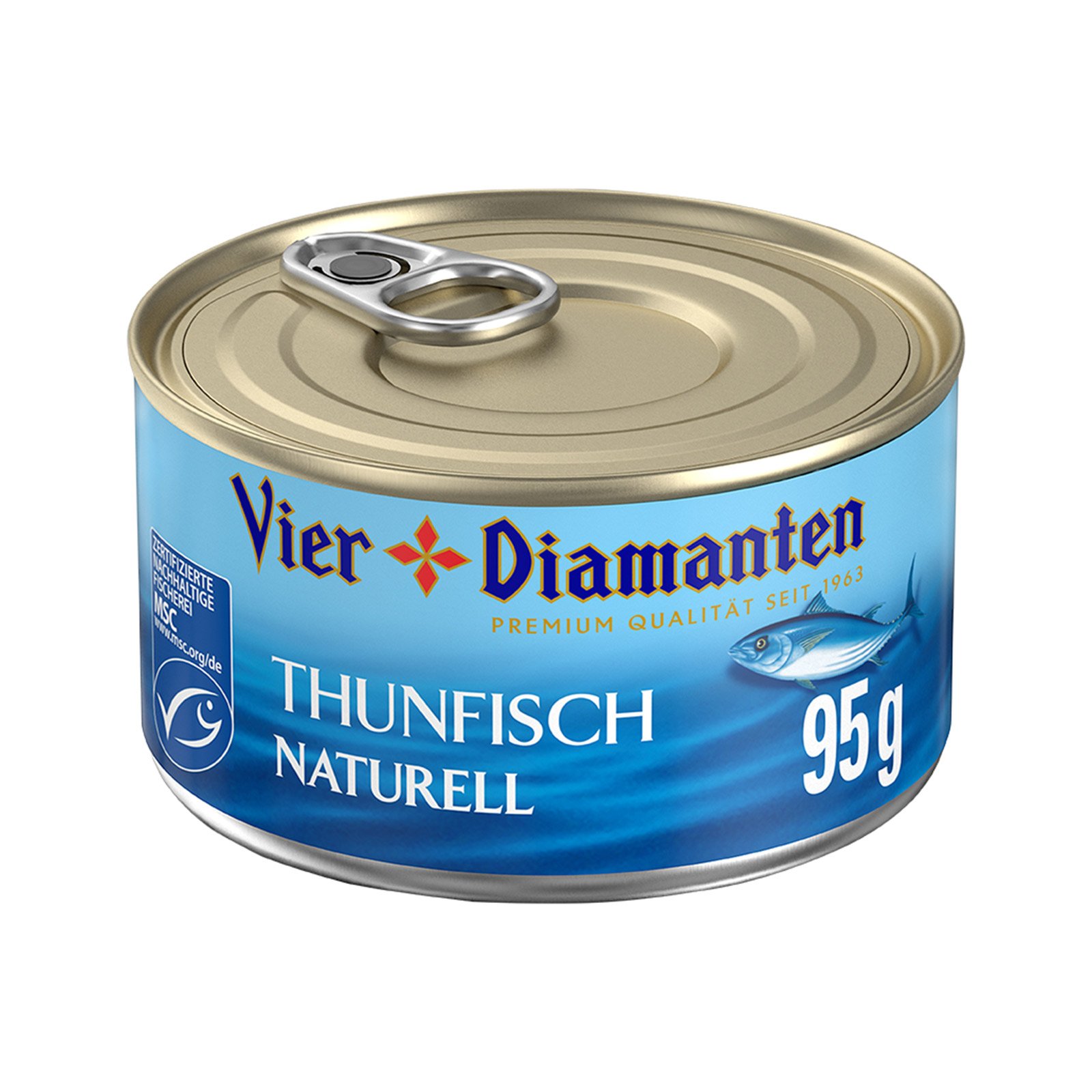Vier Diamanten Thunfisch Naturell