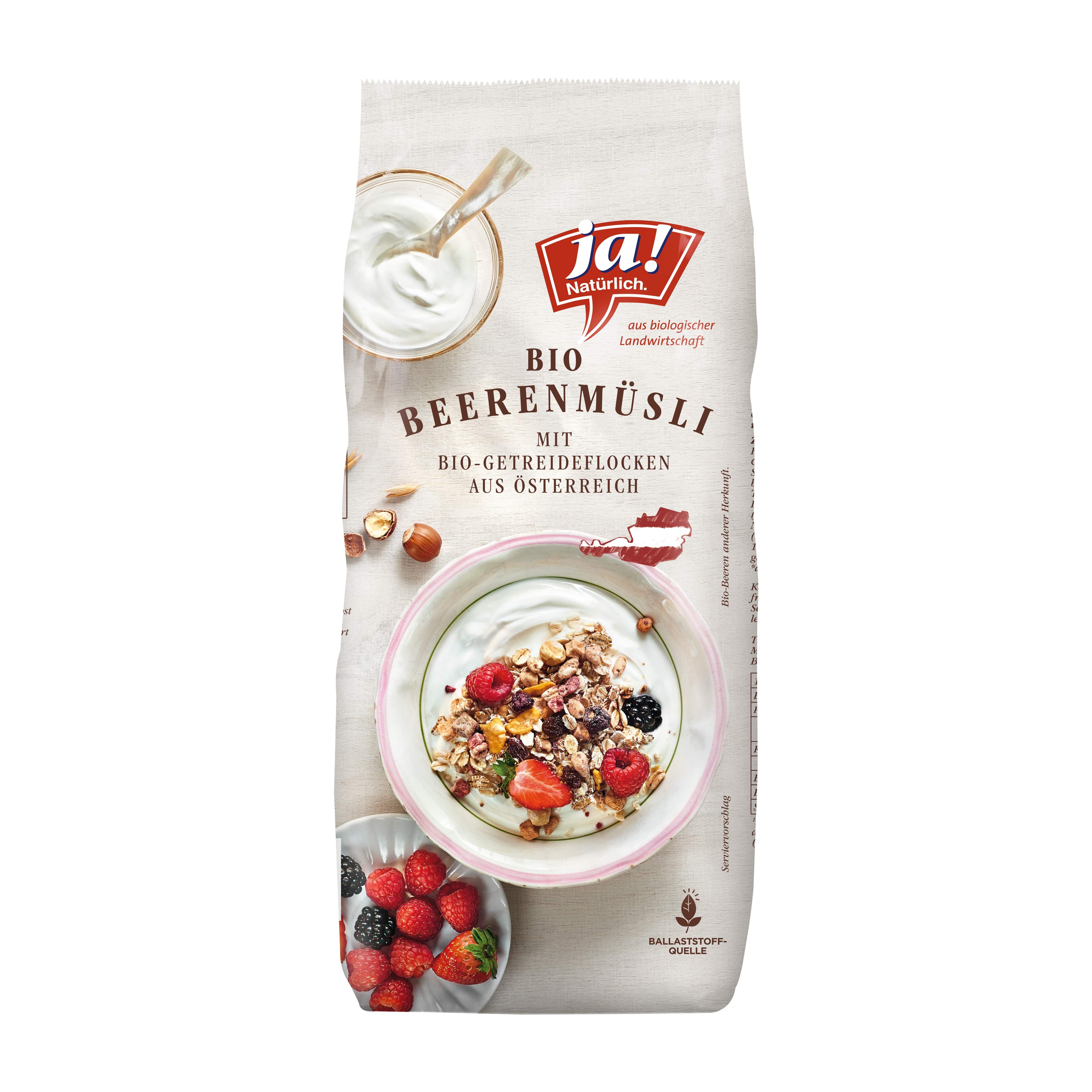 Ja! Natürlich Bio Beerenmüsli