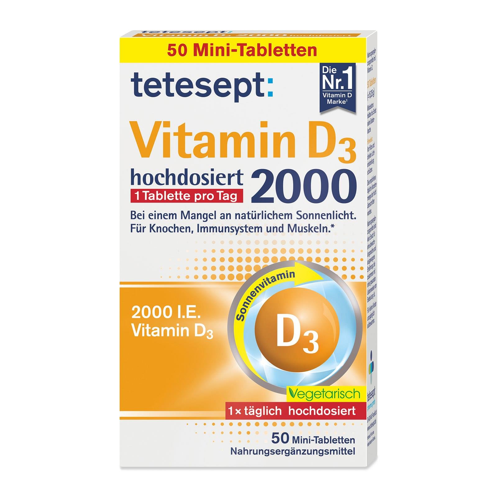 Tetesept Vitamin D3 2000