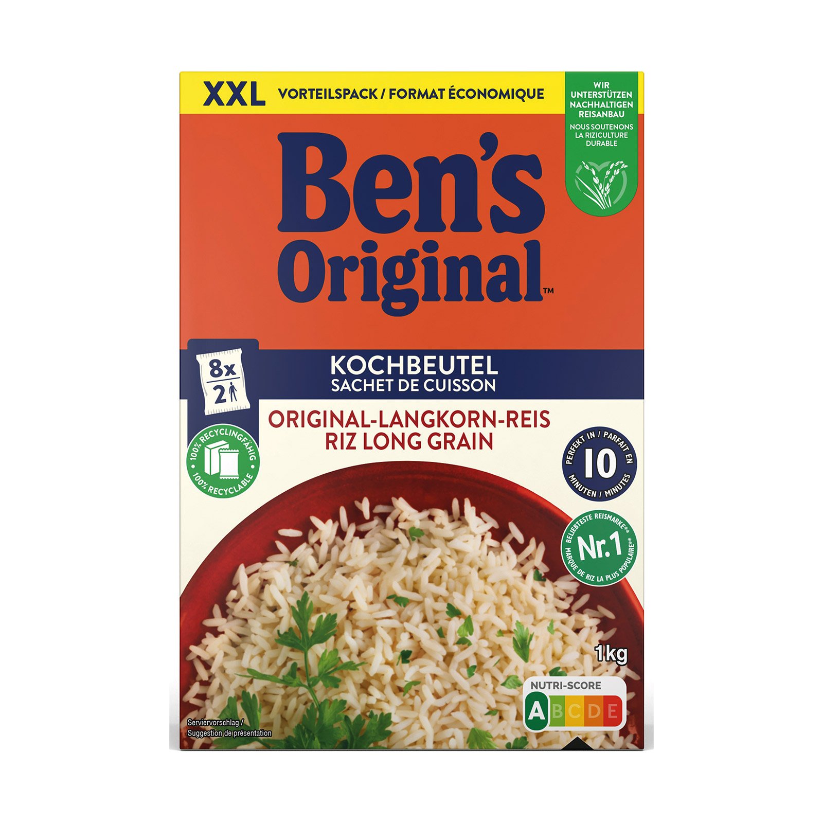 Ben's Original Langkorn-Reis Kochbeutel