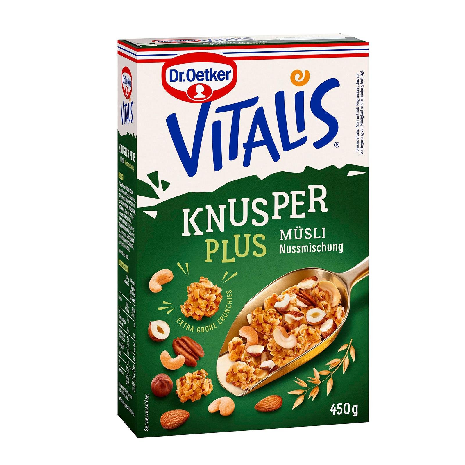 Dr. Oetker Vitalis Knusper Plus Müsli Nussmischung