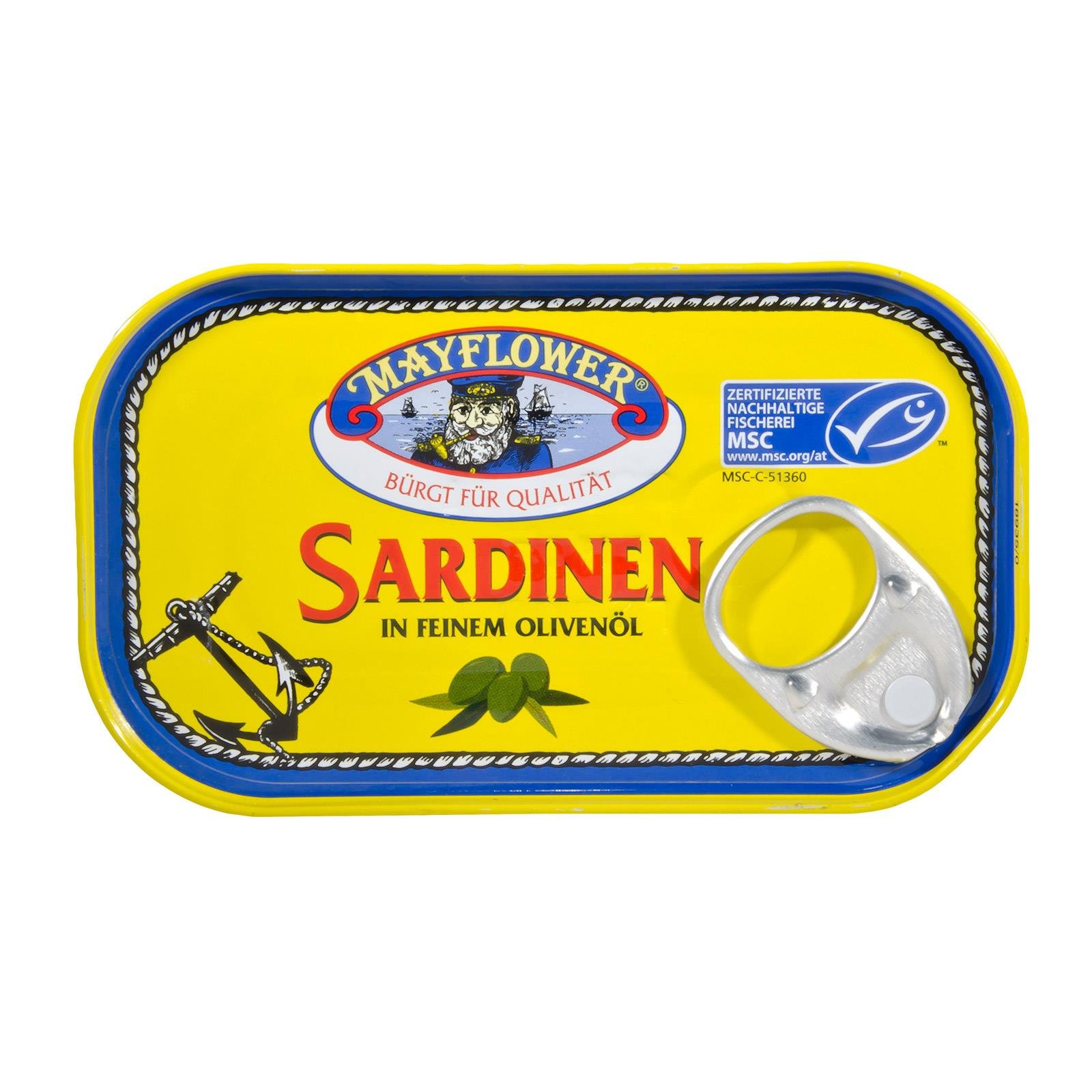 Mayflower Sardinen in feinem Olivenöl