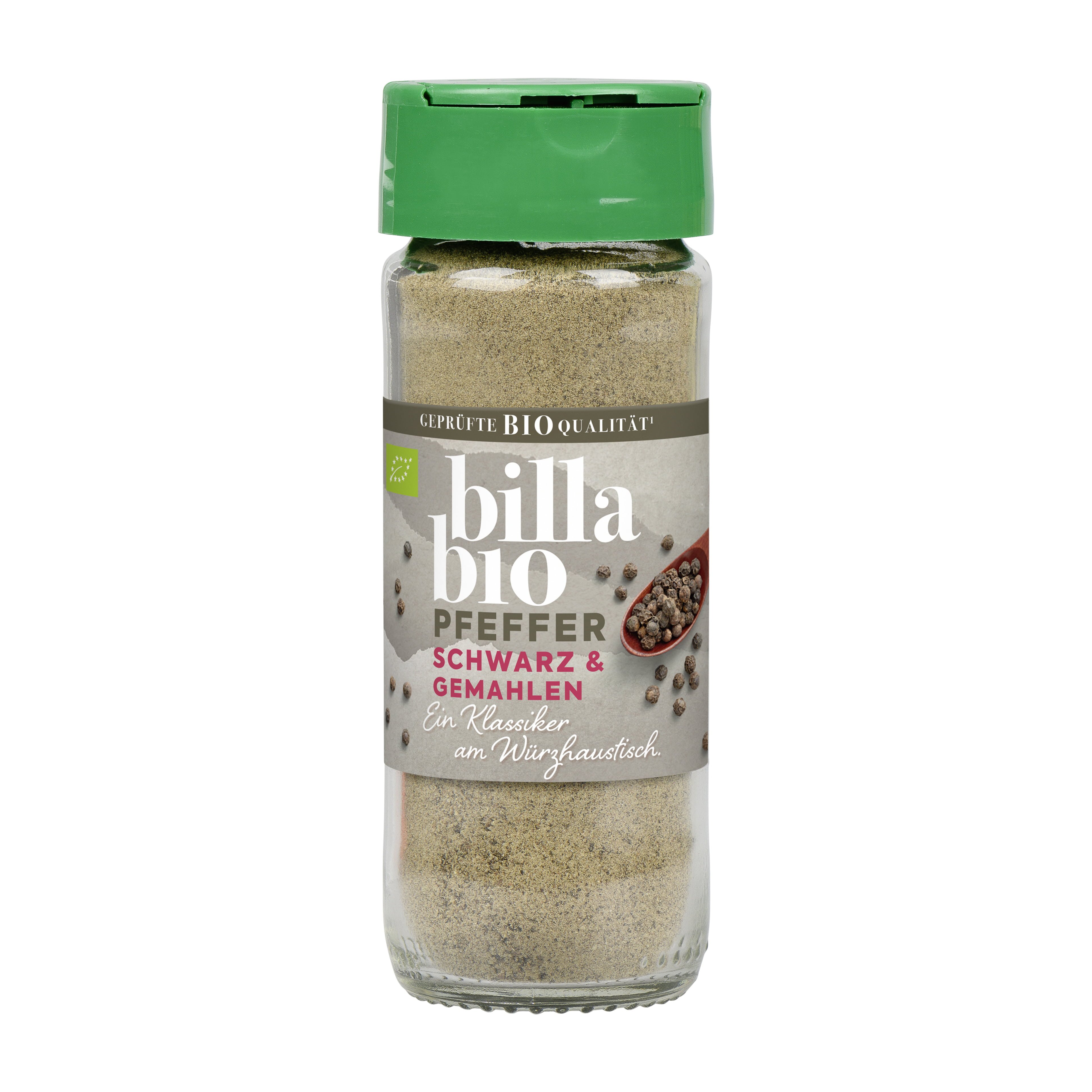 BILLA Bio Pfeffer schwarz gemahlen