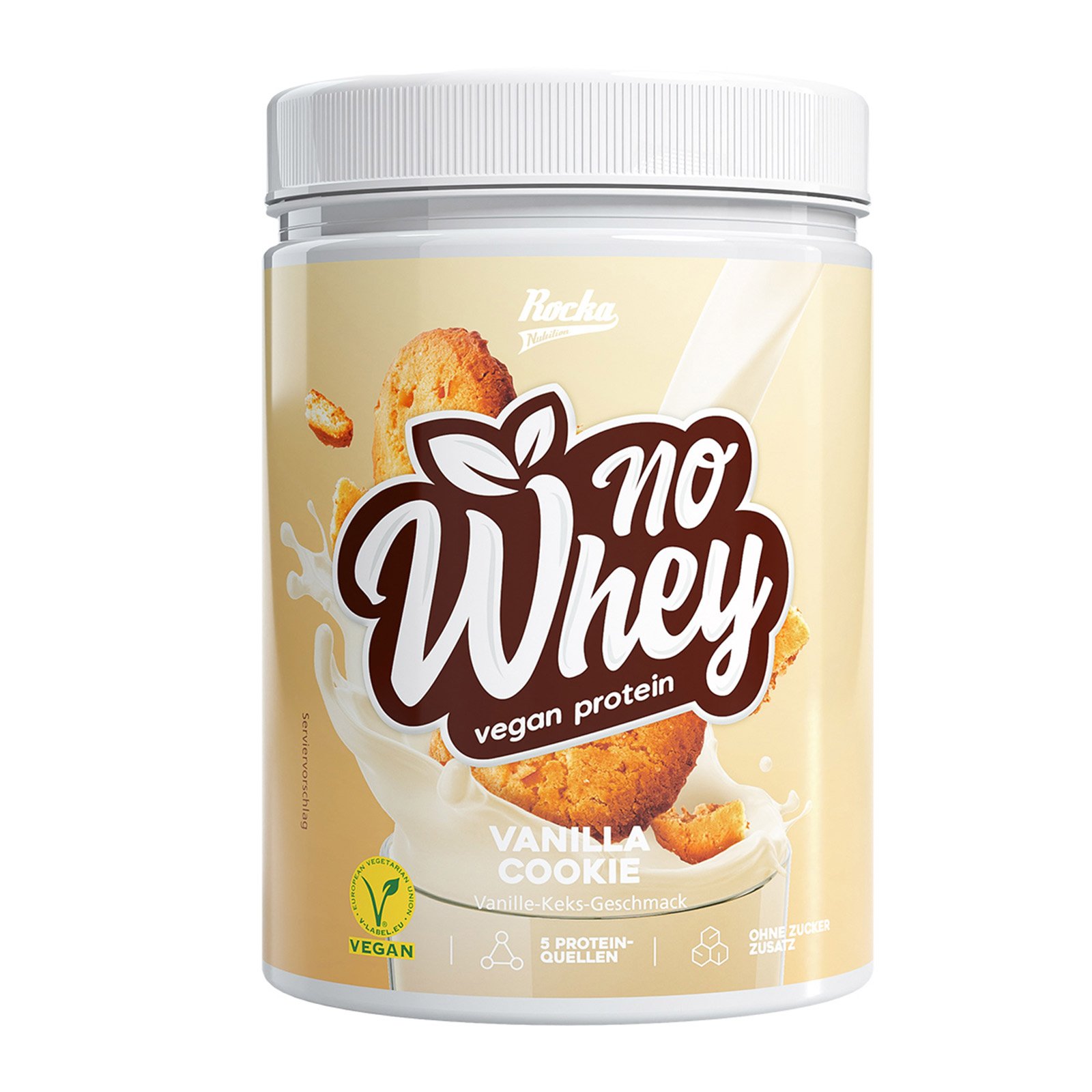 Rocka No Whey Vanilla Cookie Protein