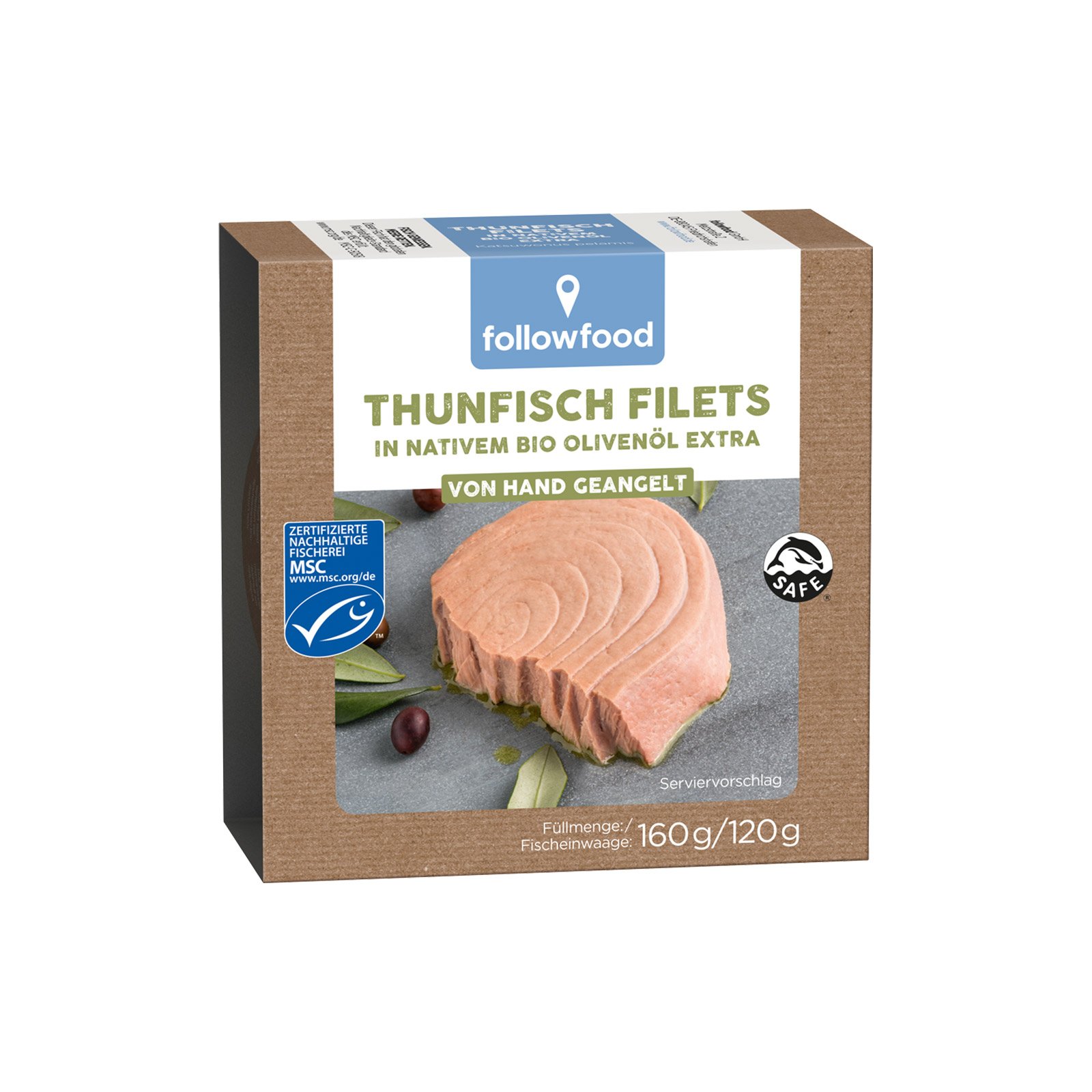 Followfood Thunfisch Filets in nativem Bio-Oliveöl Extra