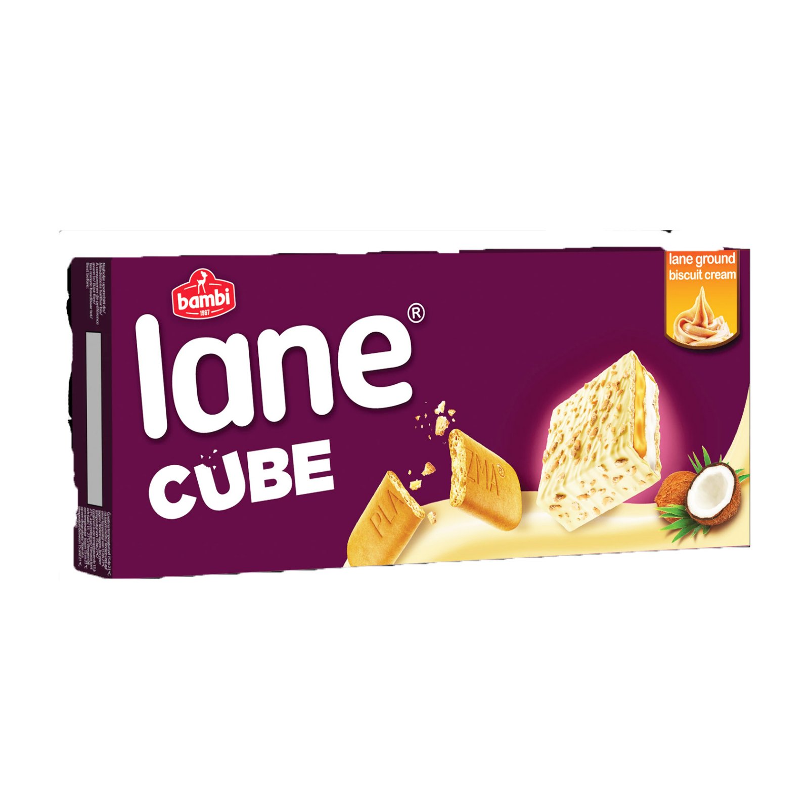Bambi Lane Cube Weiße Schokolade