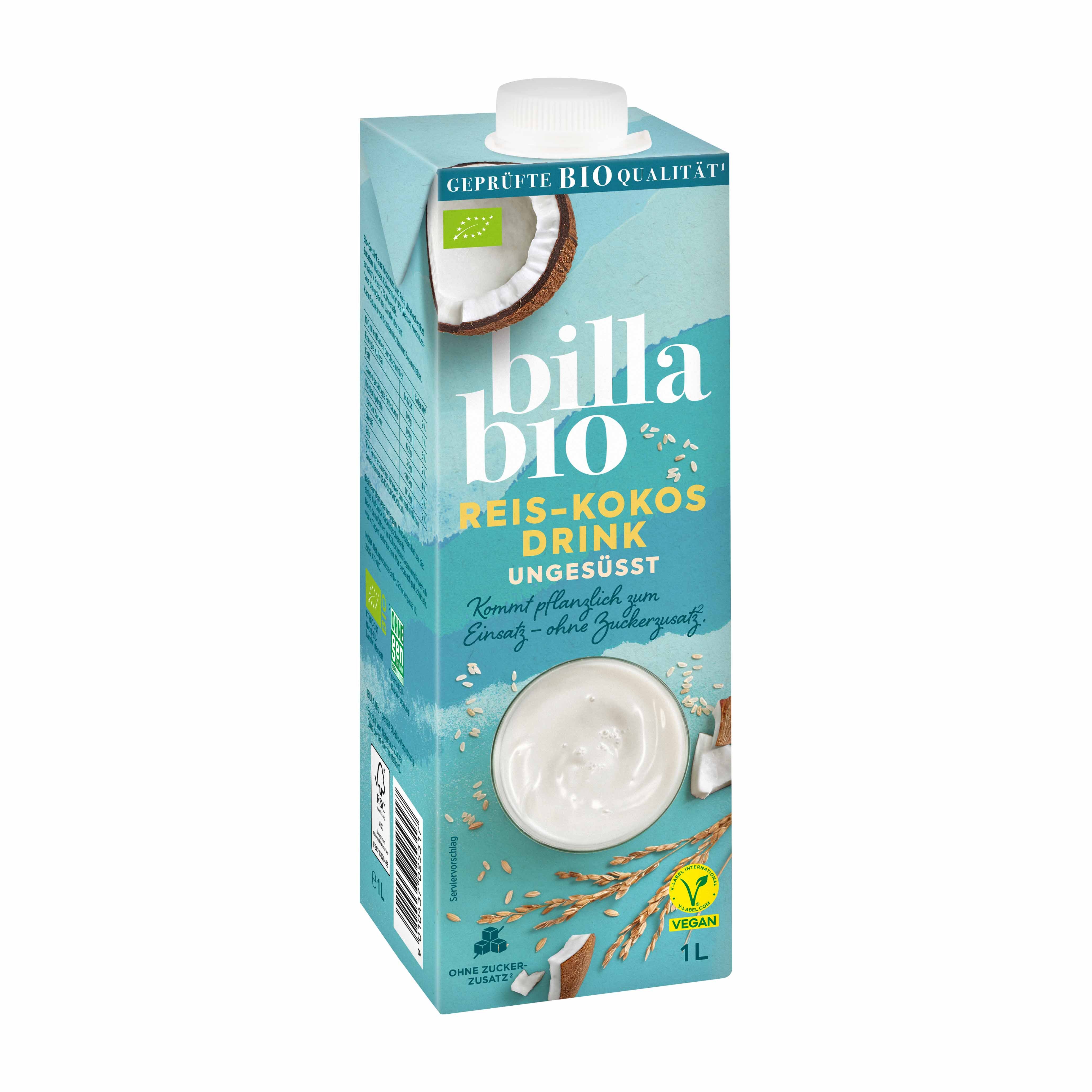 BILLA Bio Reis-Kokosdrink