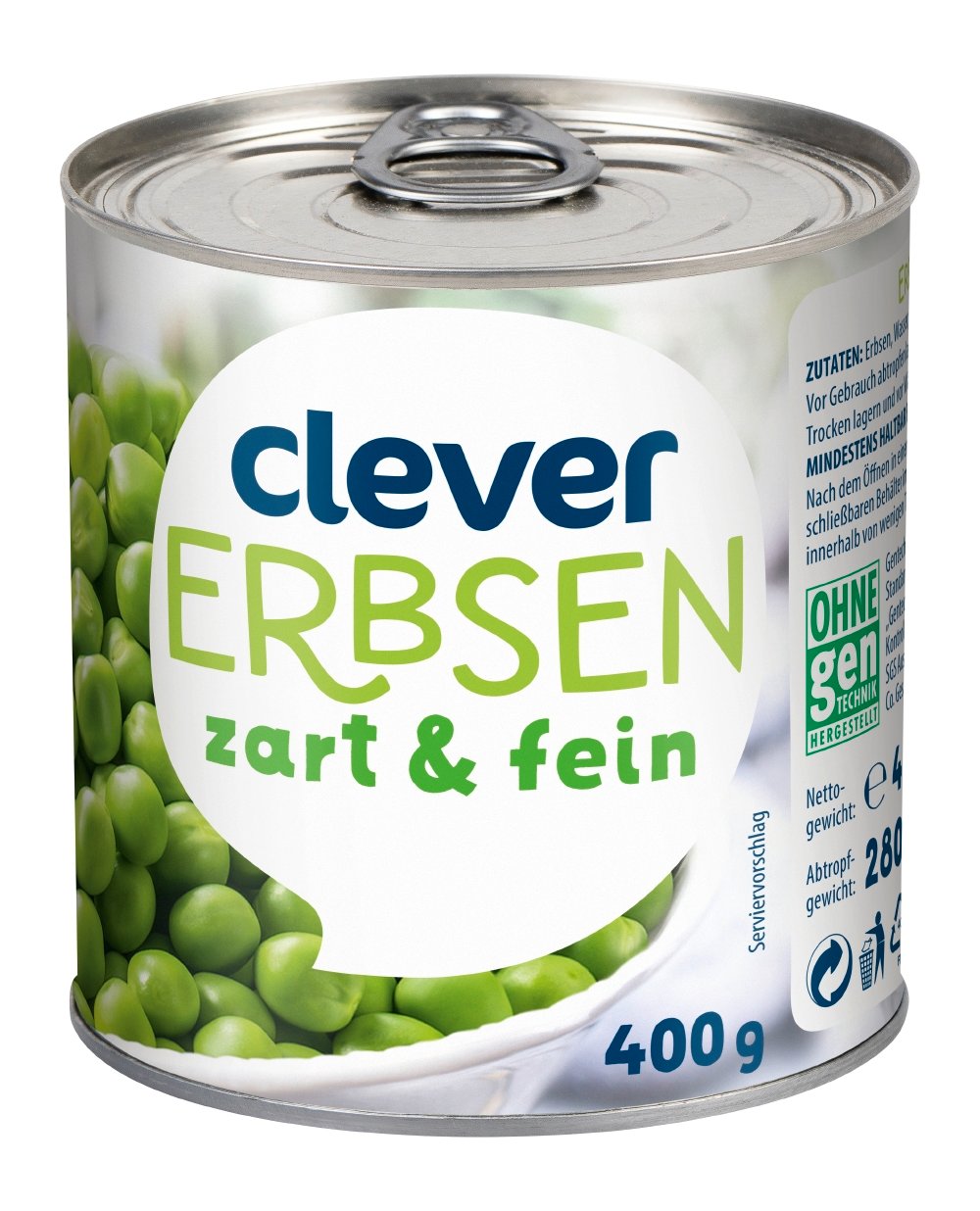 Clever Erbsen zart & fein