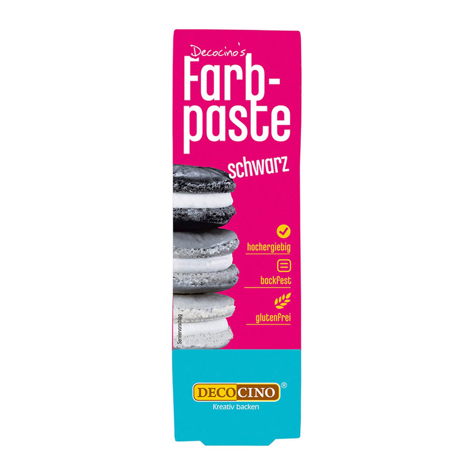 Decocino Lebensmittelfarbe Schwarz