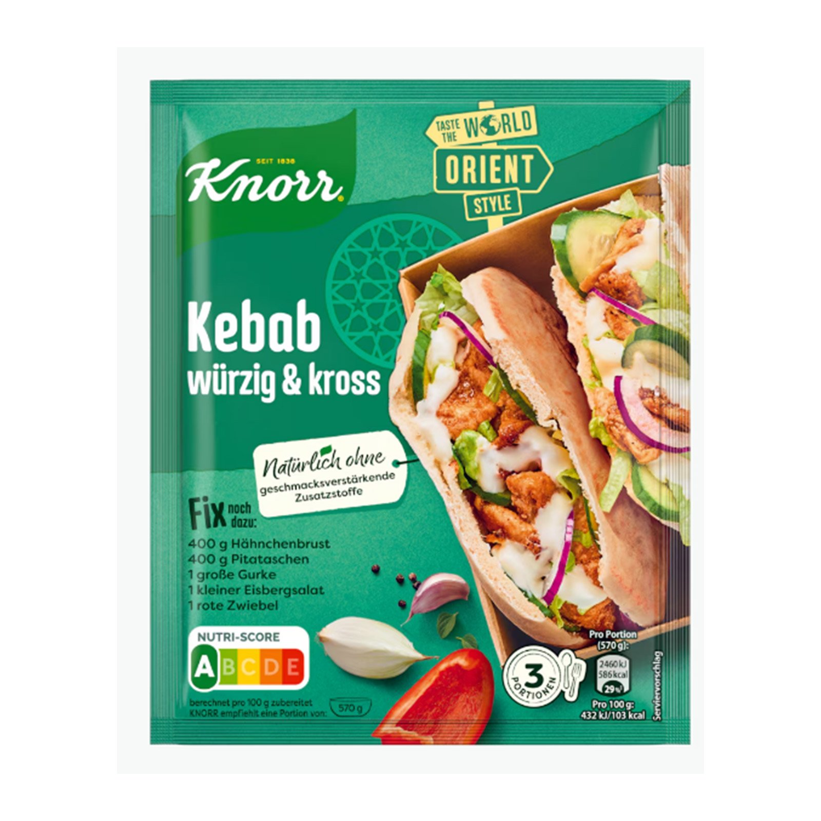 Knorr Basis Kebab würzig & kross