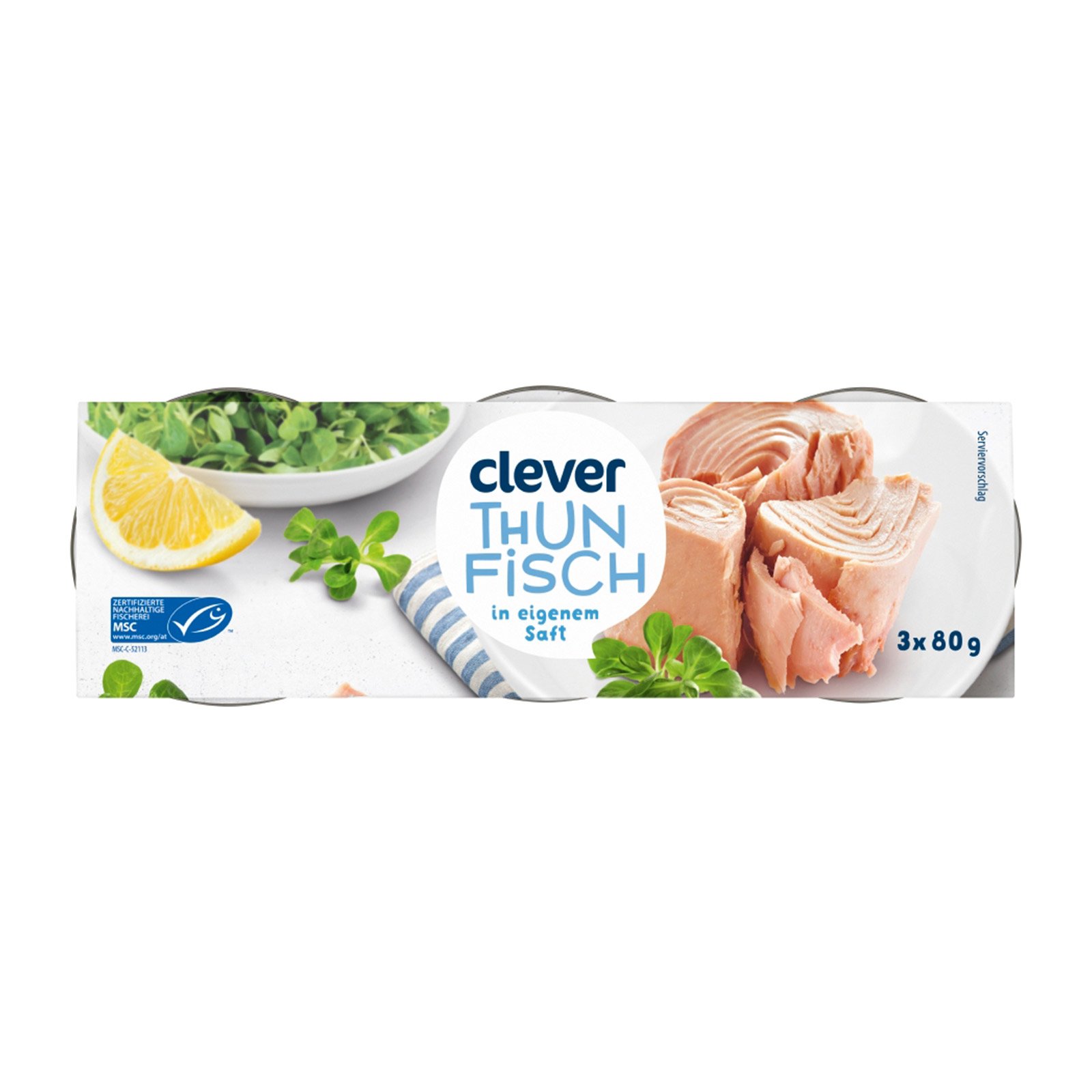 Clever Thunfisch in eigenem Saft