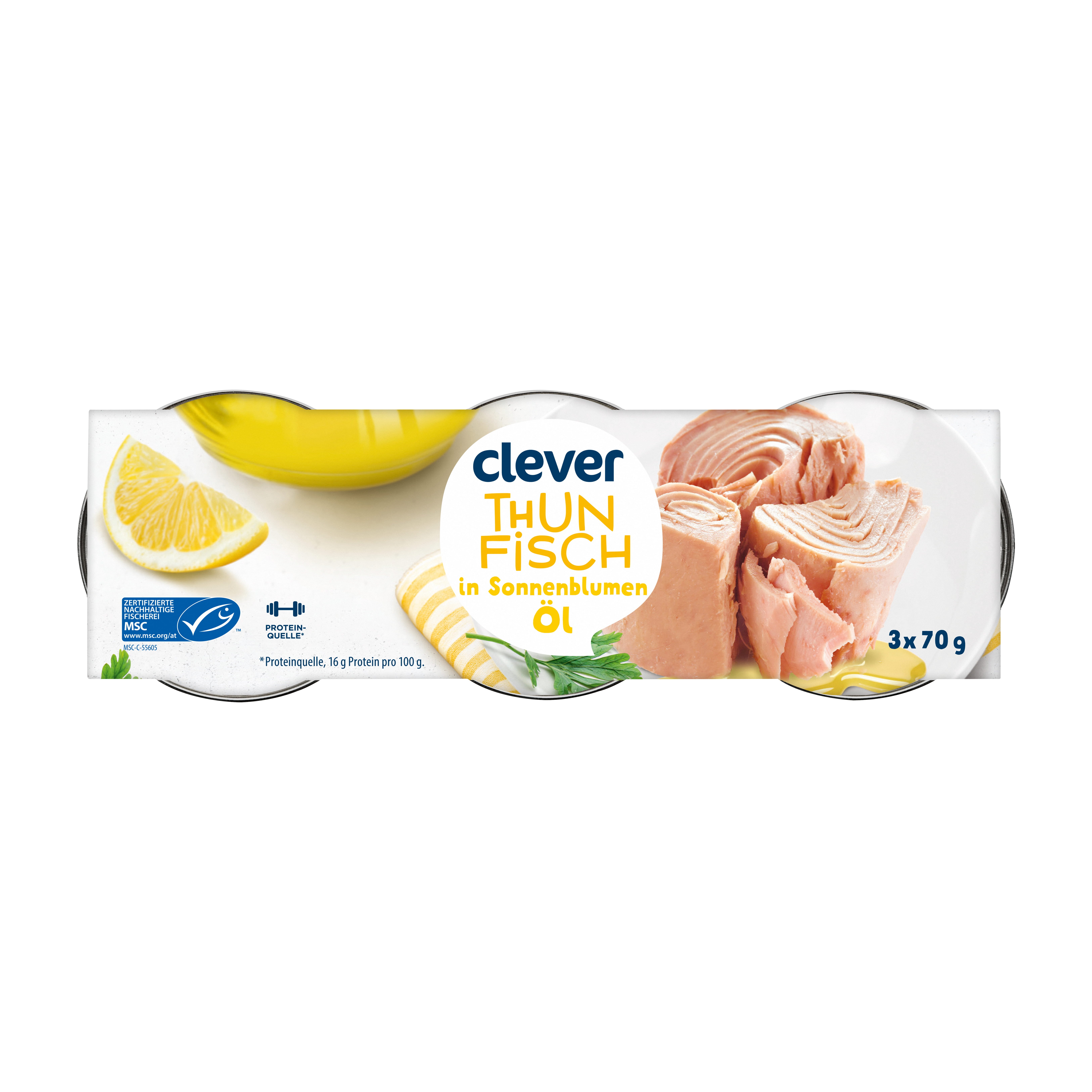 Clever Thunfisch in Sonnenblumenöl