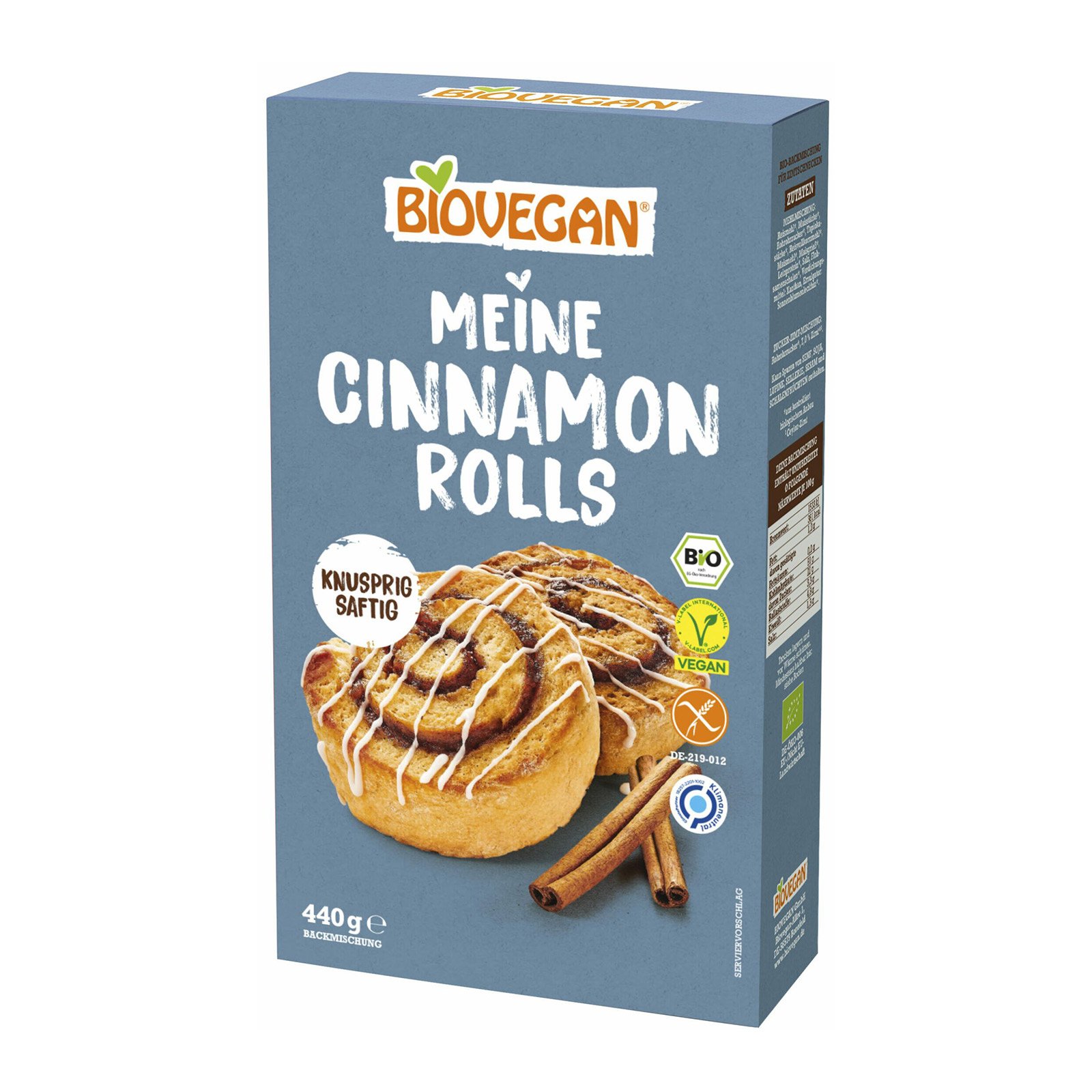 BioVegan Backmischung Cinnamon Rolls