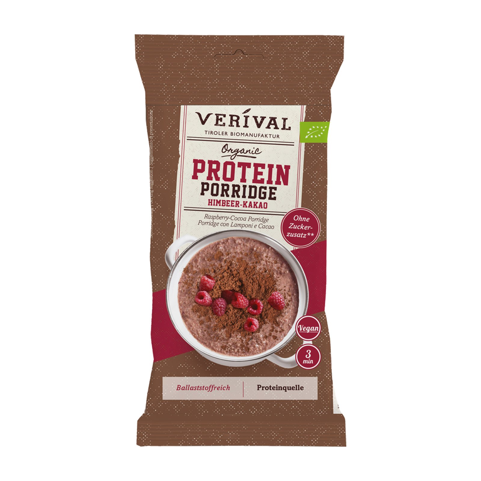 Verival Sport Porridge Himbeer-Kakao