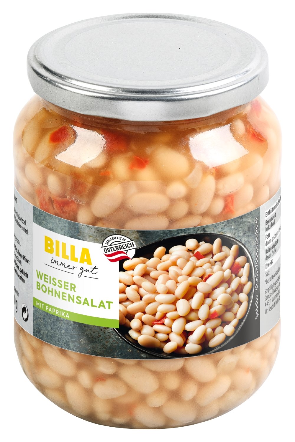 BILLA weißer Bohnensalat