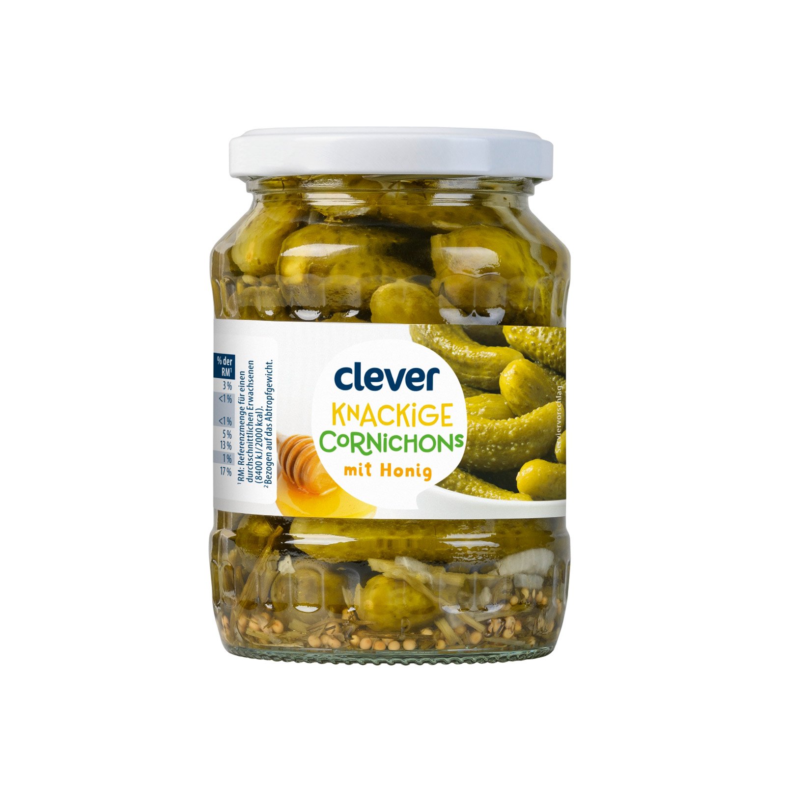 Clever Cornichons mit Honig