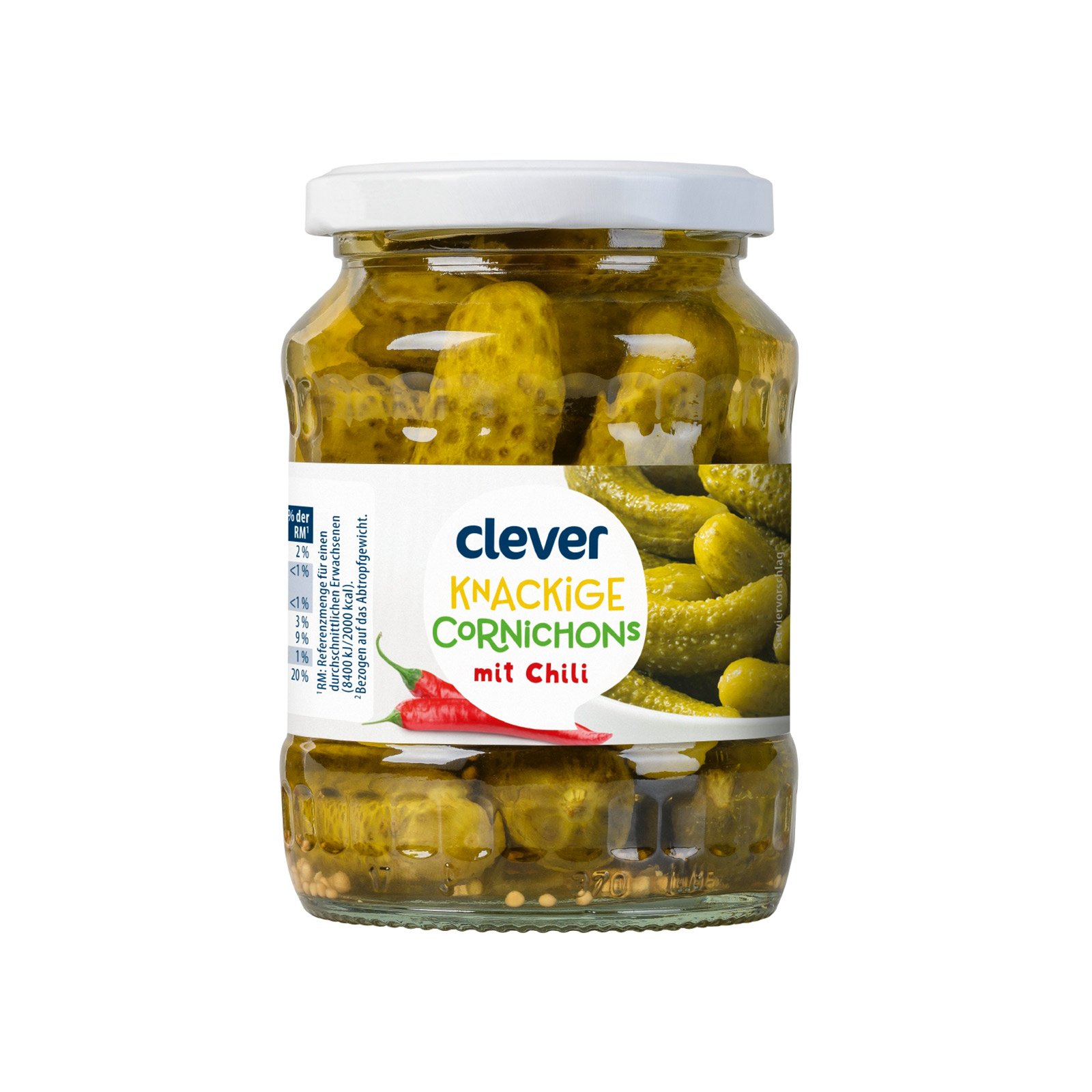 Clever Cornichons mit Chili