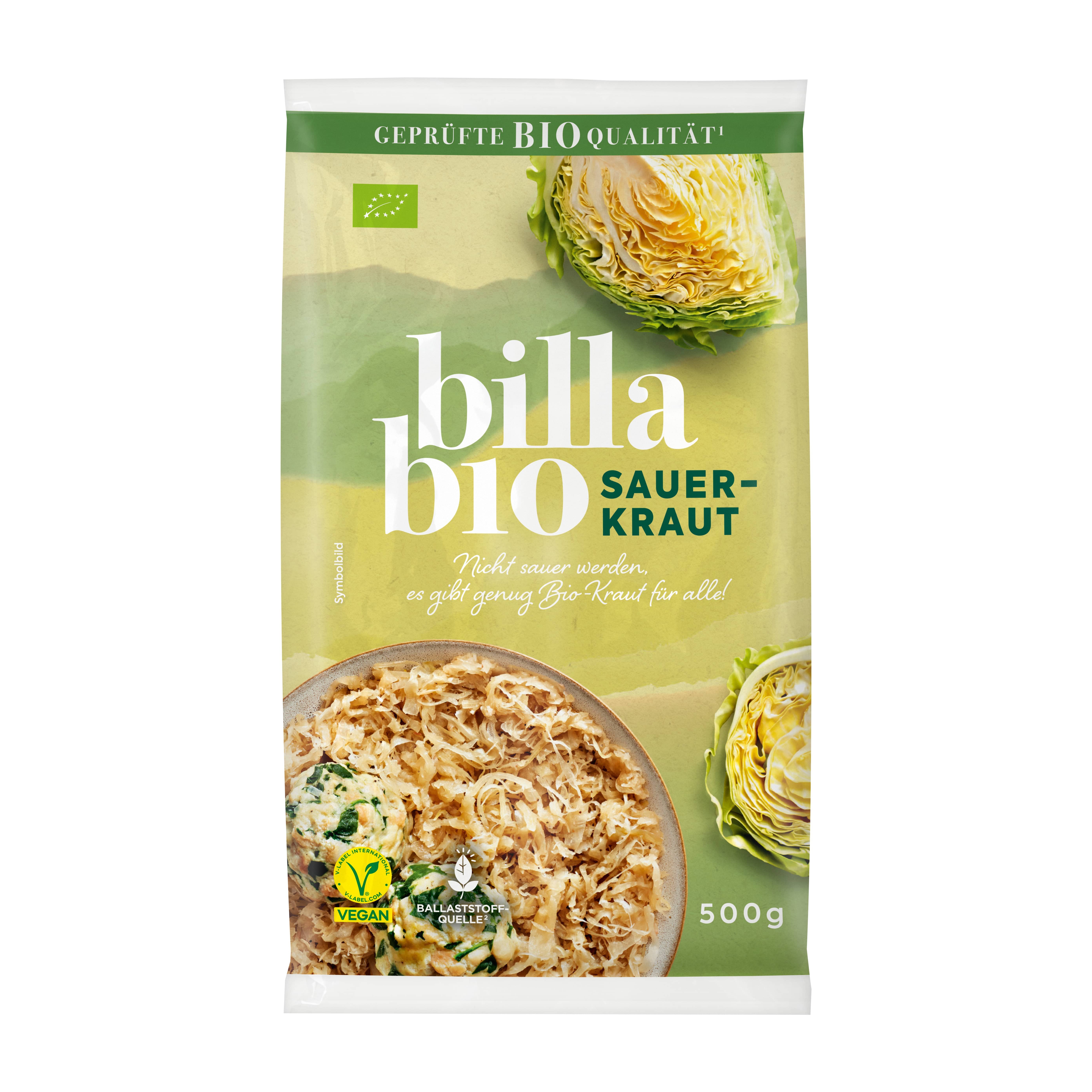 BILLA Bio Sauerkraut